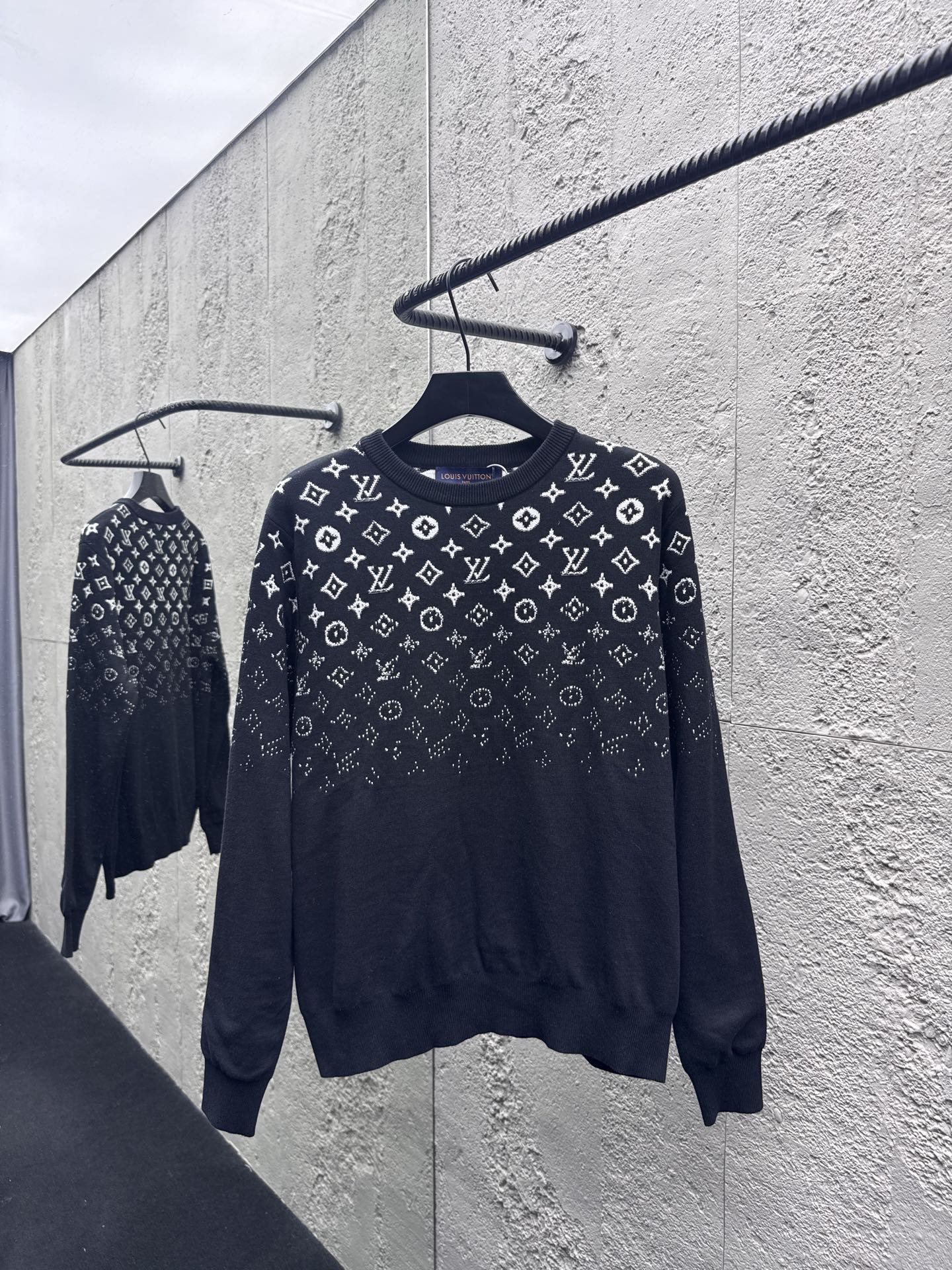 Louis monogram graffiti sweater