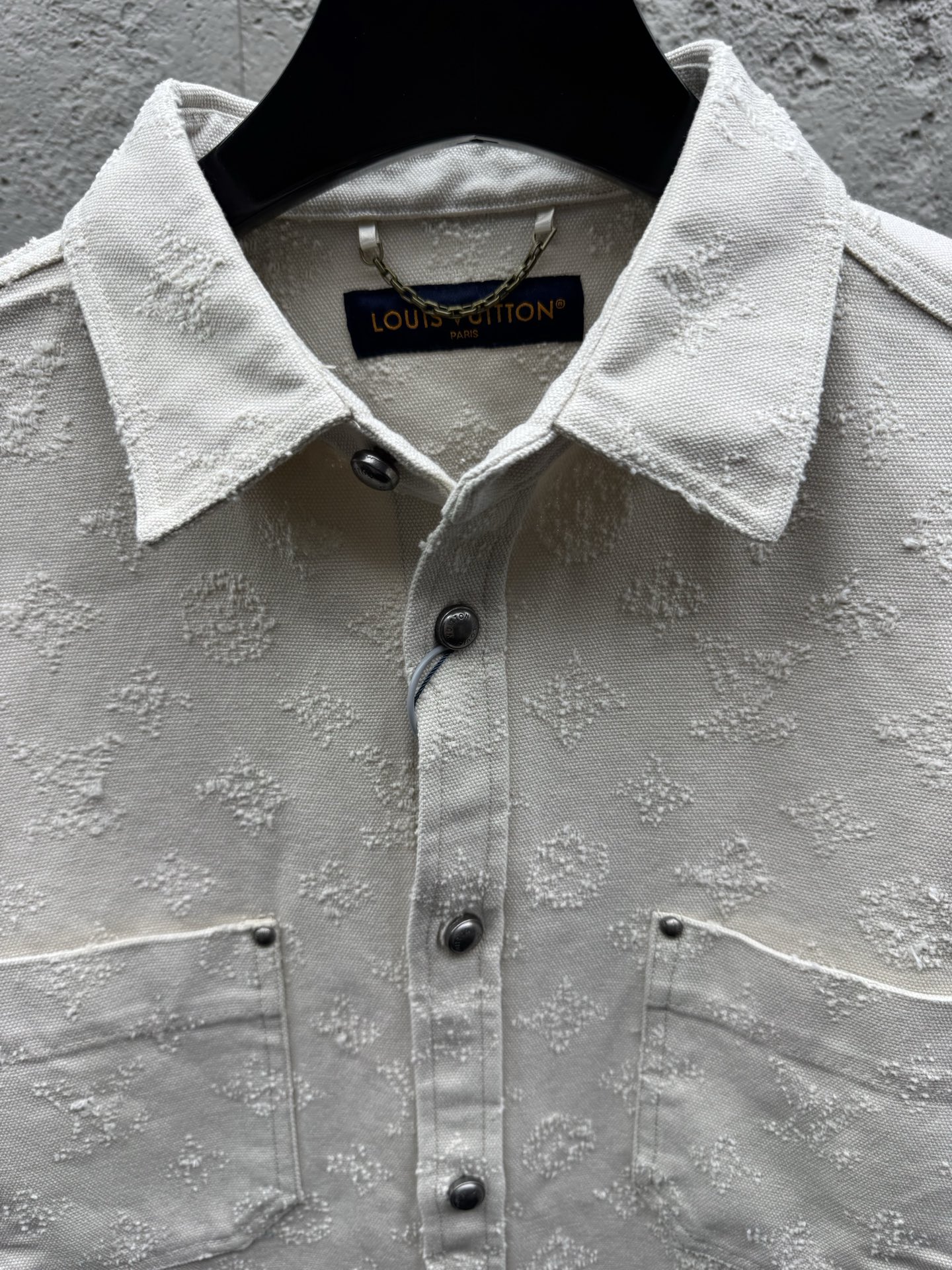 Louis embroidered jacquard denim jacket