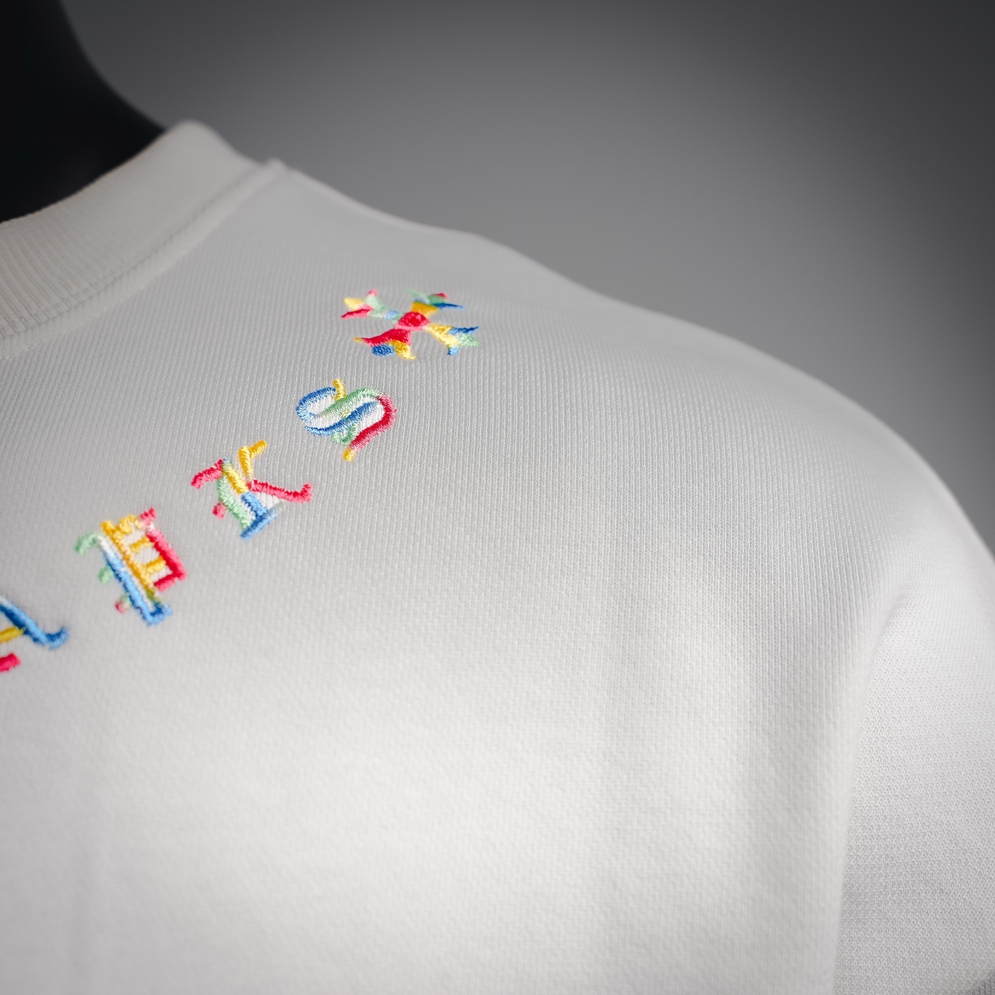 Chrome embroidered gothic sweatshirt