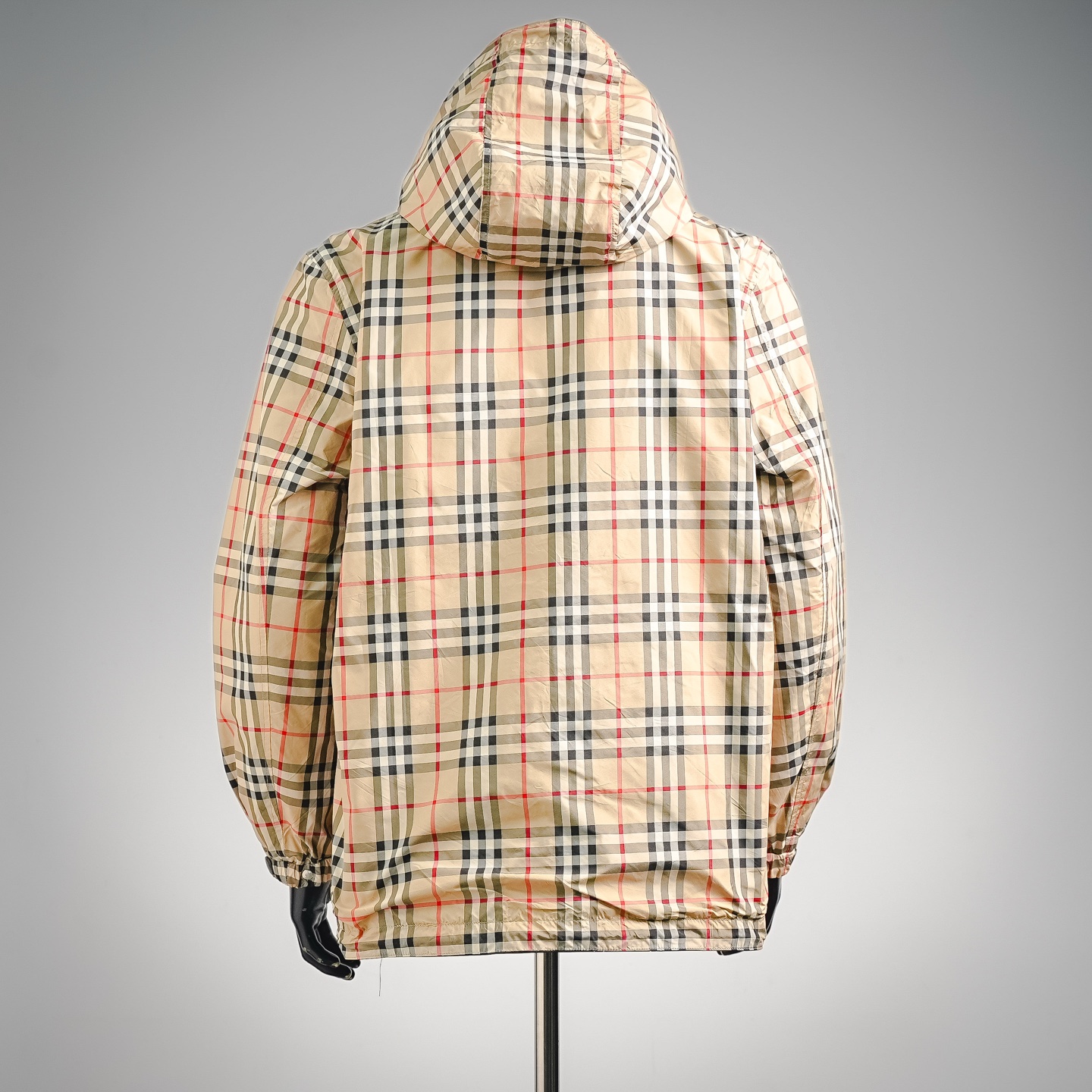 Bur plaid reversible jacket