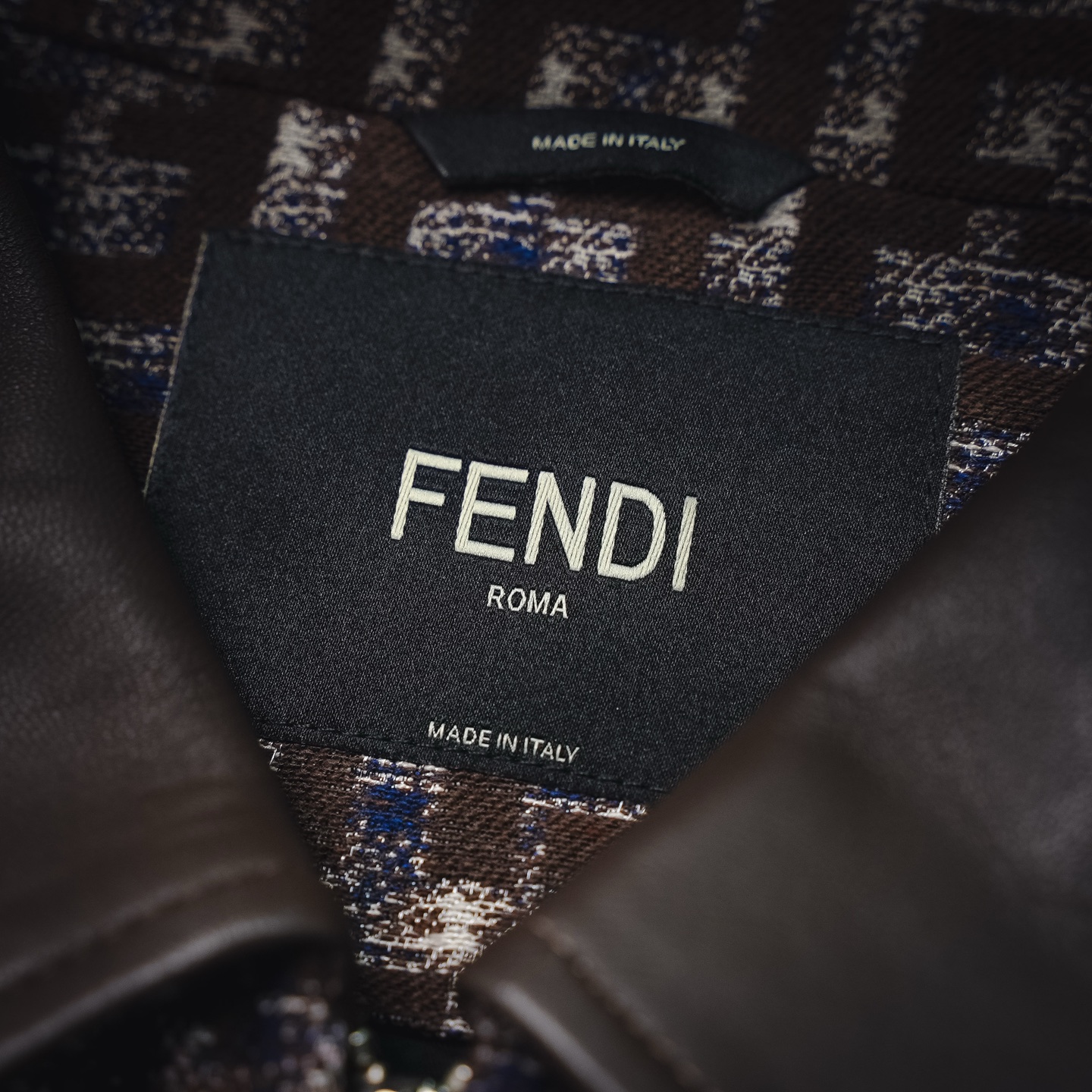 Fend monogram tweed jacket