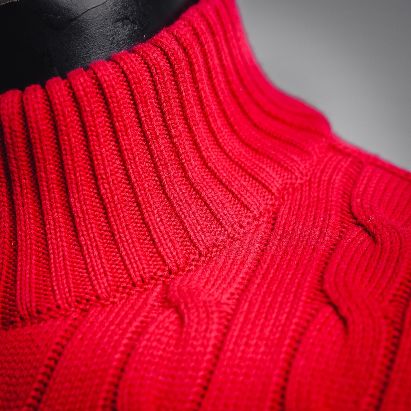 Ralph knit sweater zip-up coat