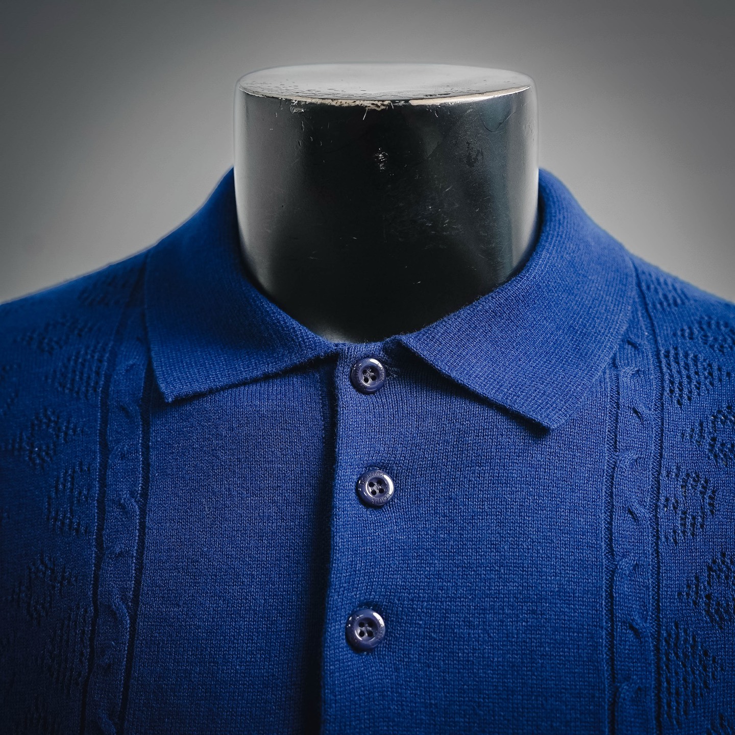 Louis jacquard knit Polo