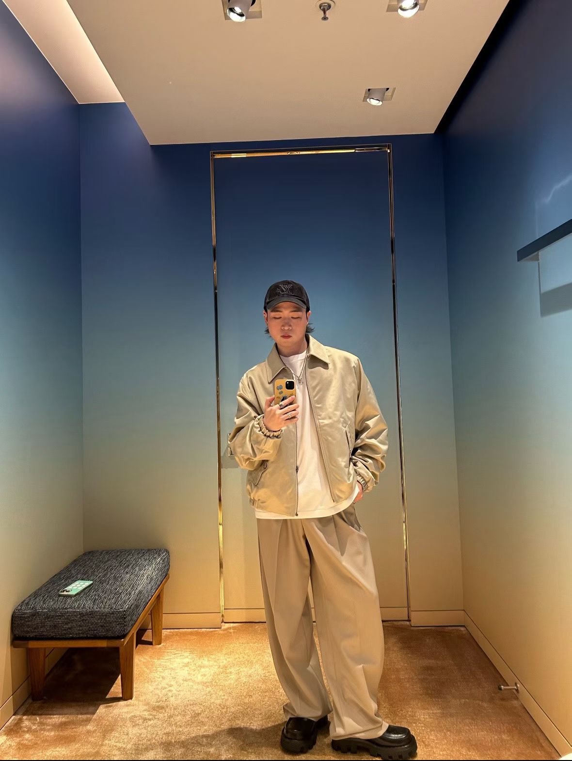 Louis relaxed fit suit pants