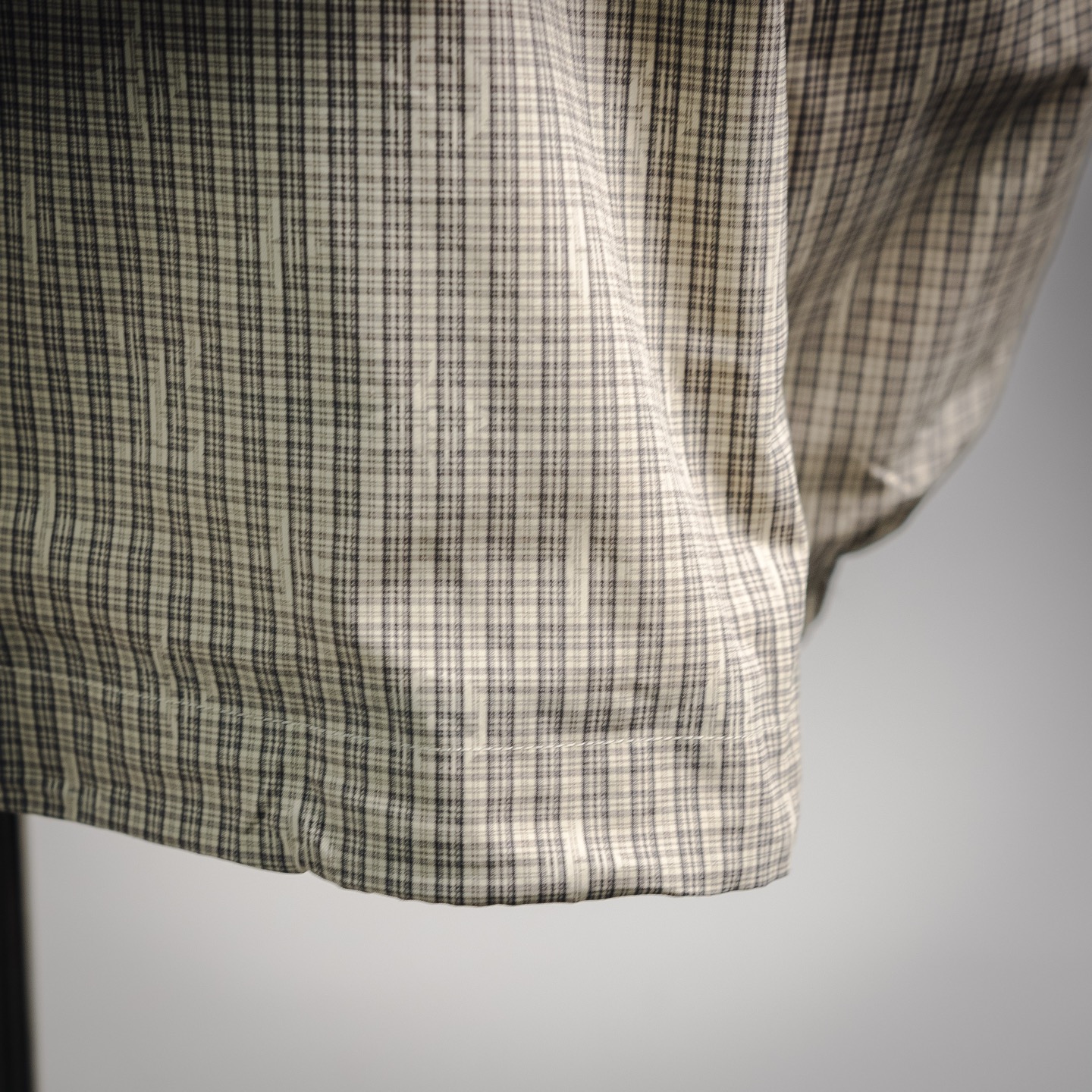 Louis plaid hooded jacket