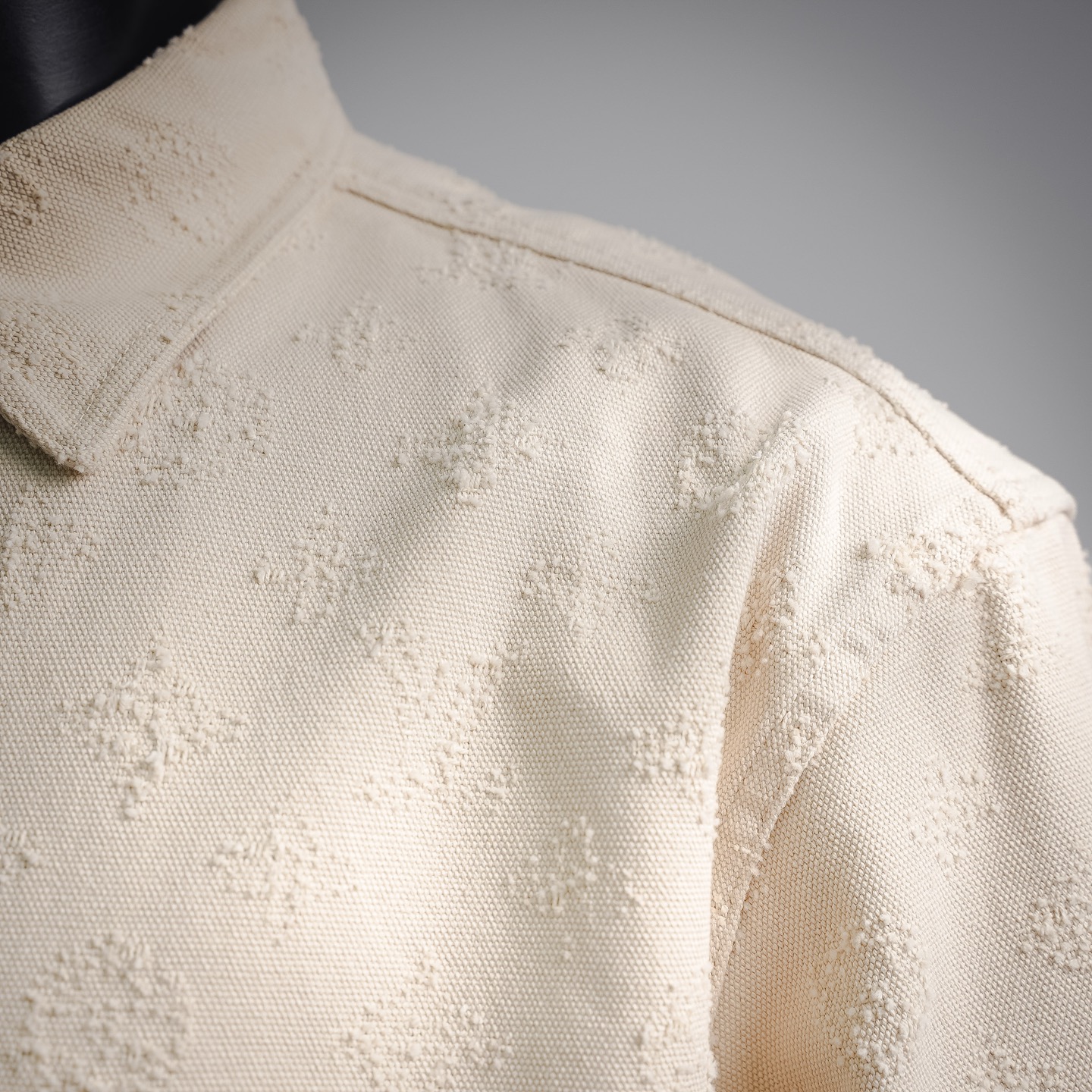Louis needle-punched denim jacket