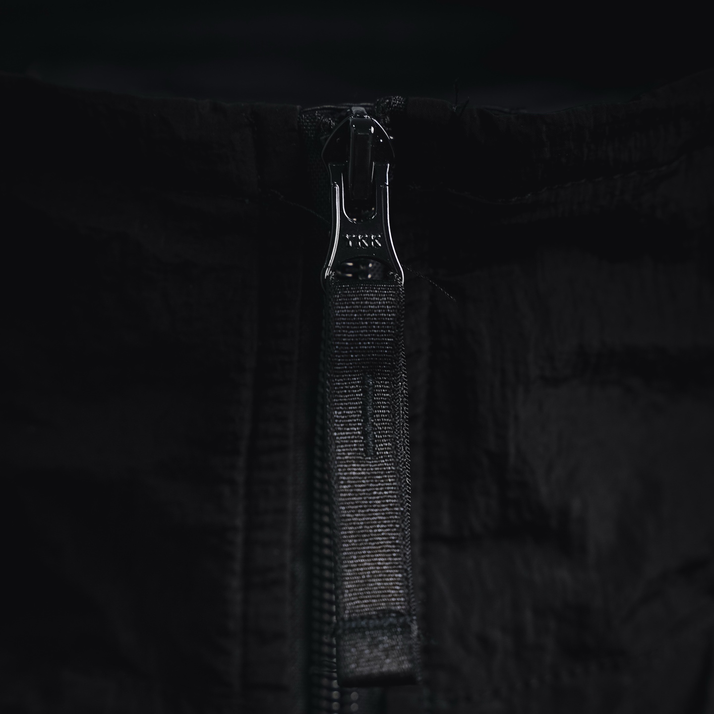 Stone nylon zip-up jacket