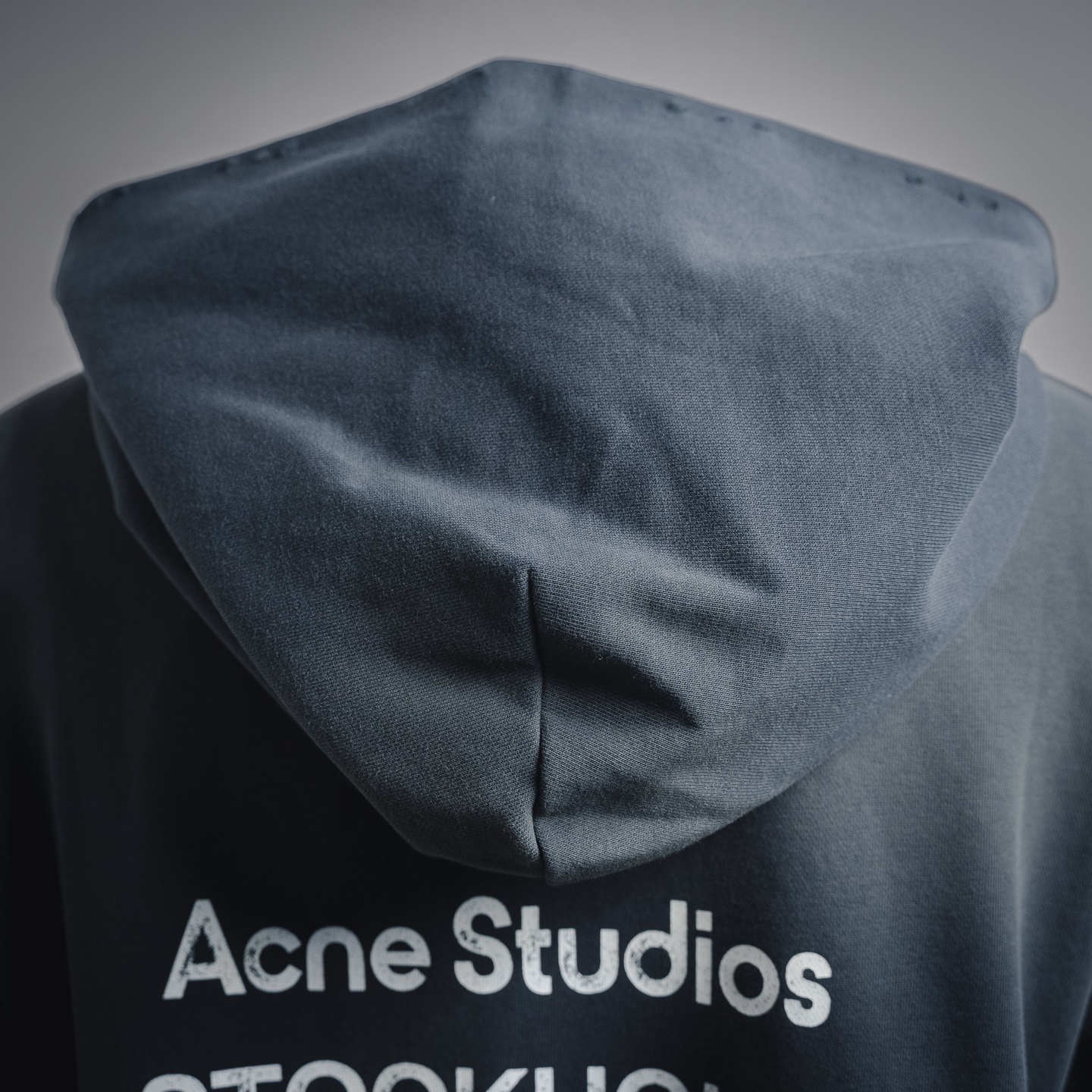 Acen washed letter hoodie