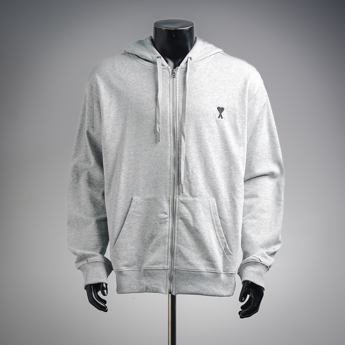 Ami zip-up hooded jacket