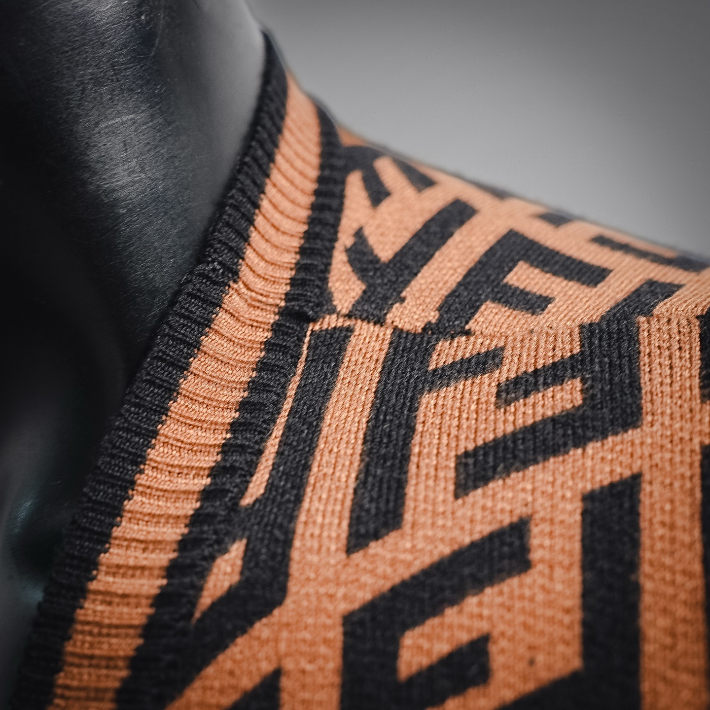 Fend jacquard knit sweater