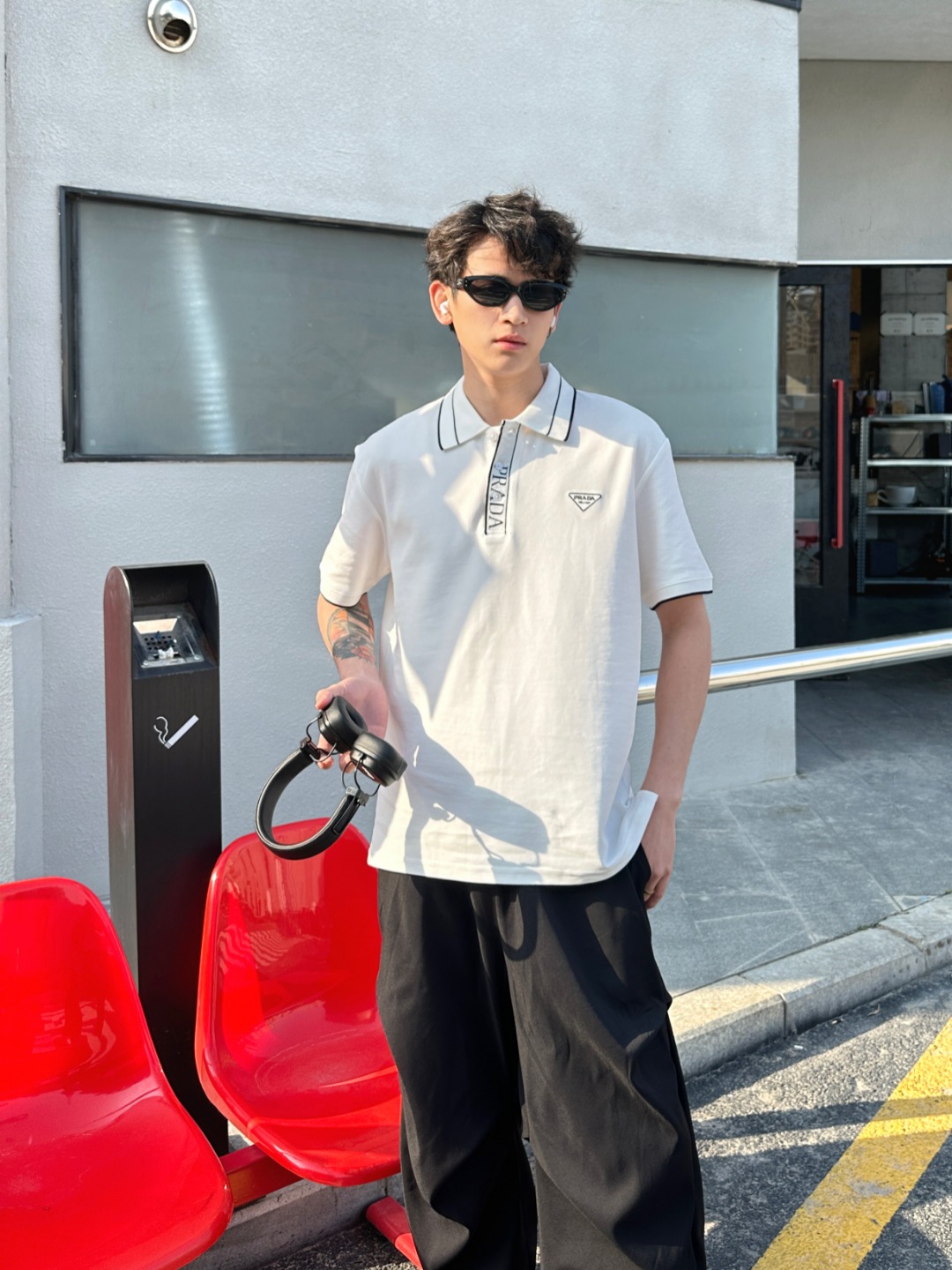Pra embroidered Polo