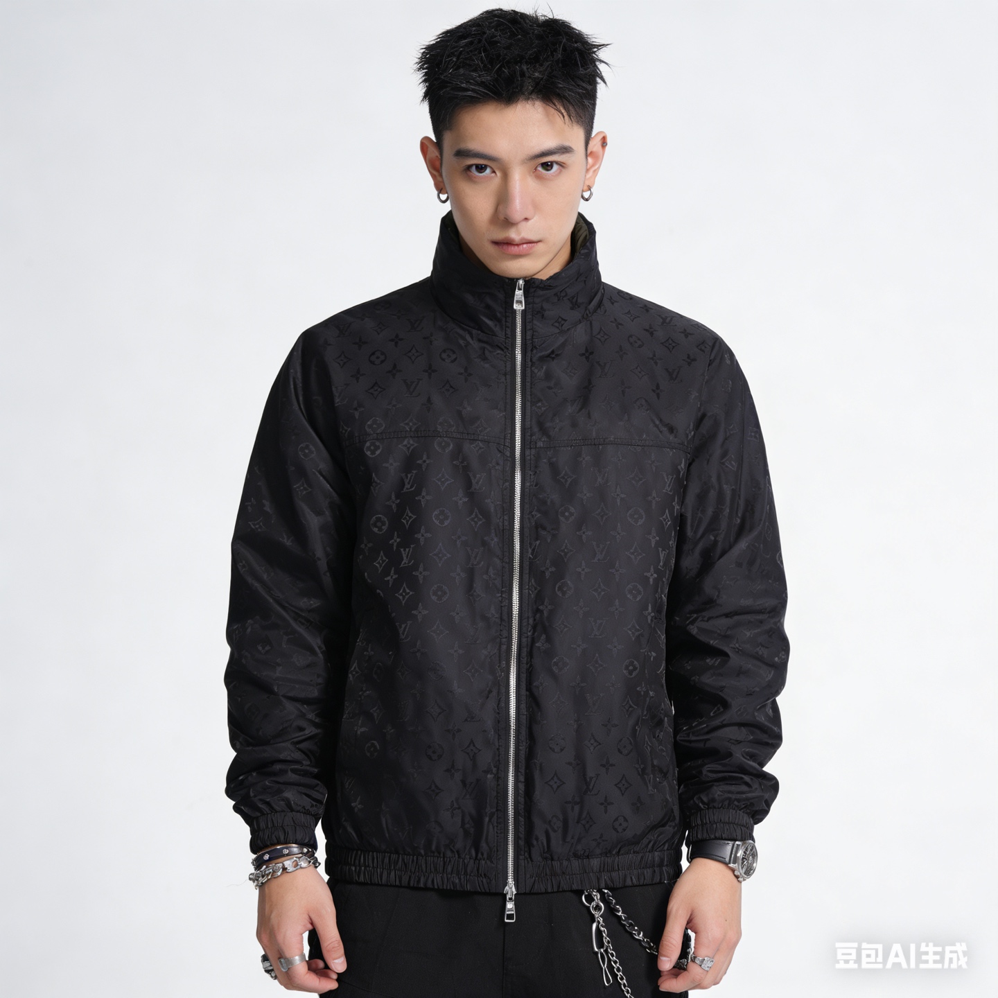 Louis reversible hooded jacket