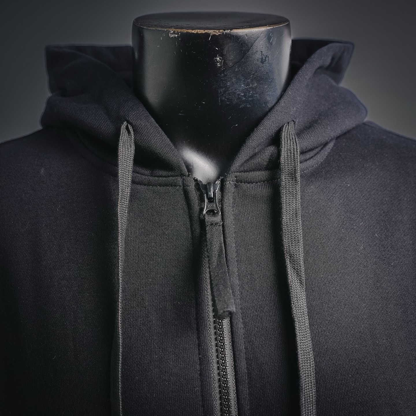 Stone zip-up cardigan hoodie
