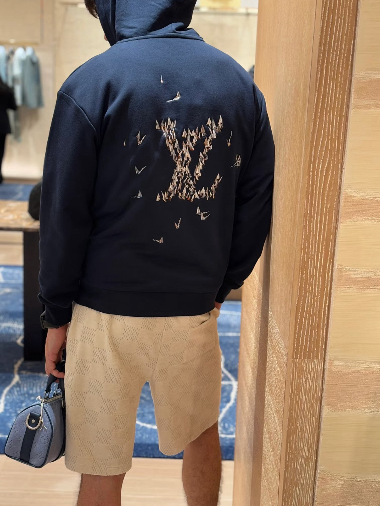 Louis embroidered hoodie