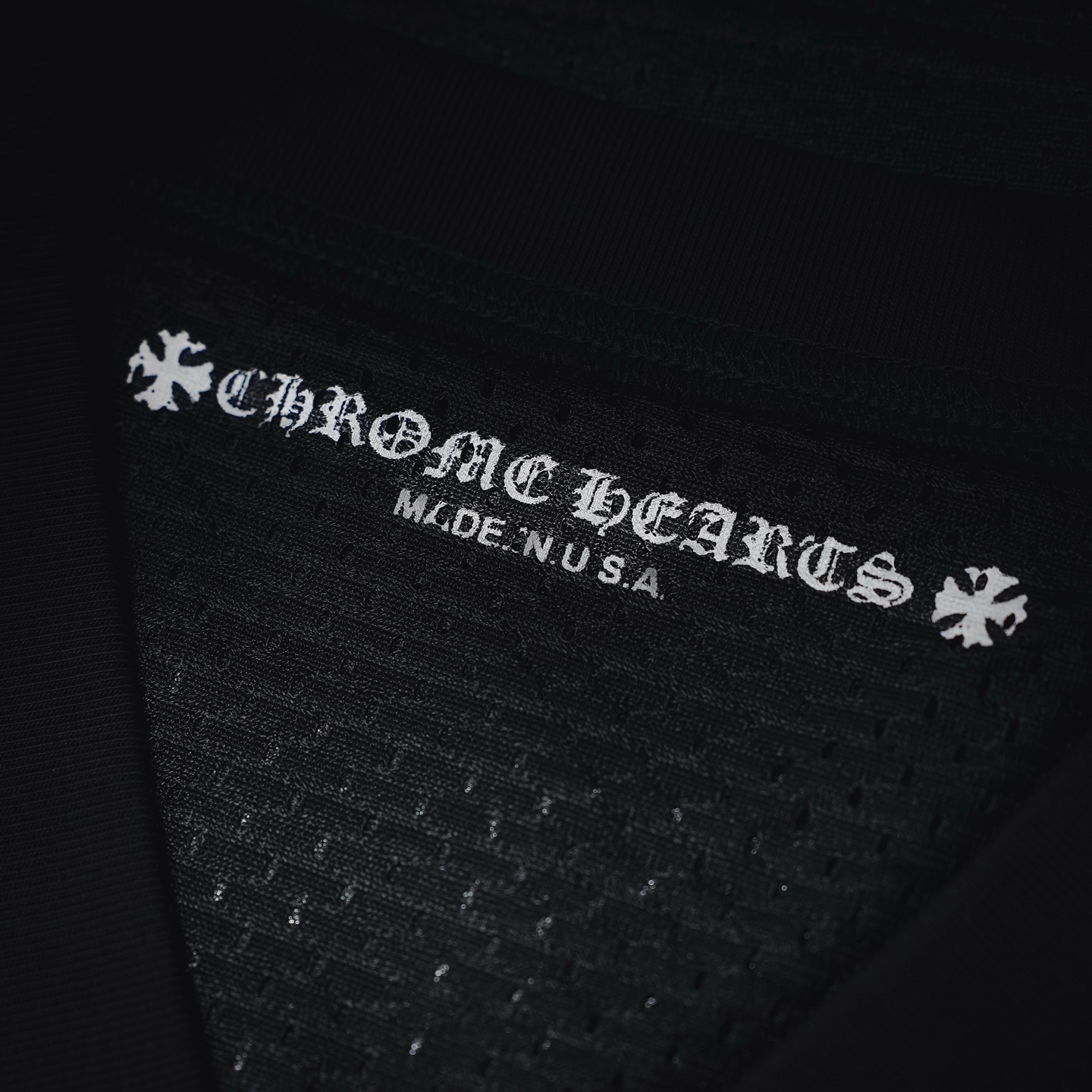 Chrome breathable mesh sweatshirt