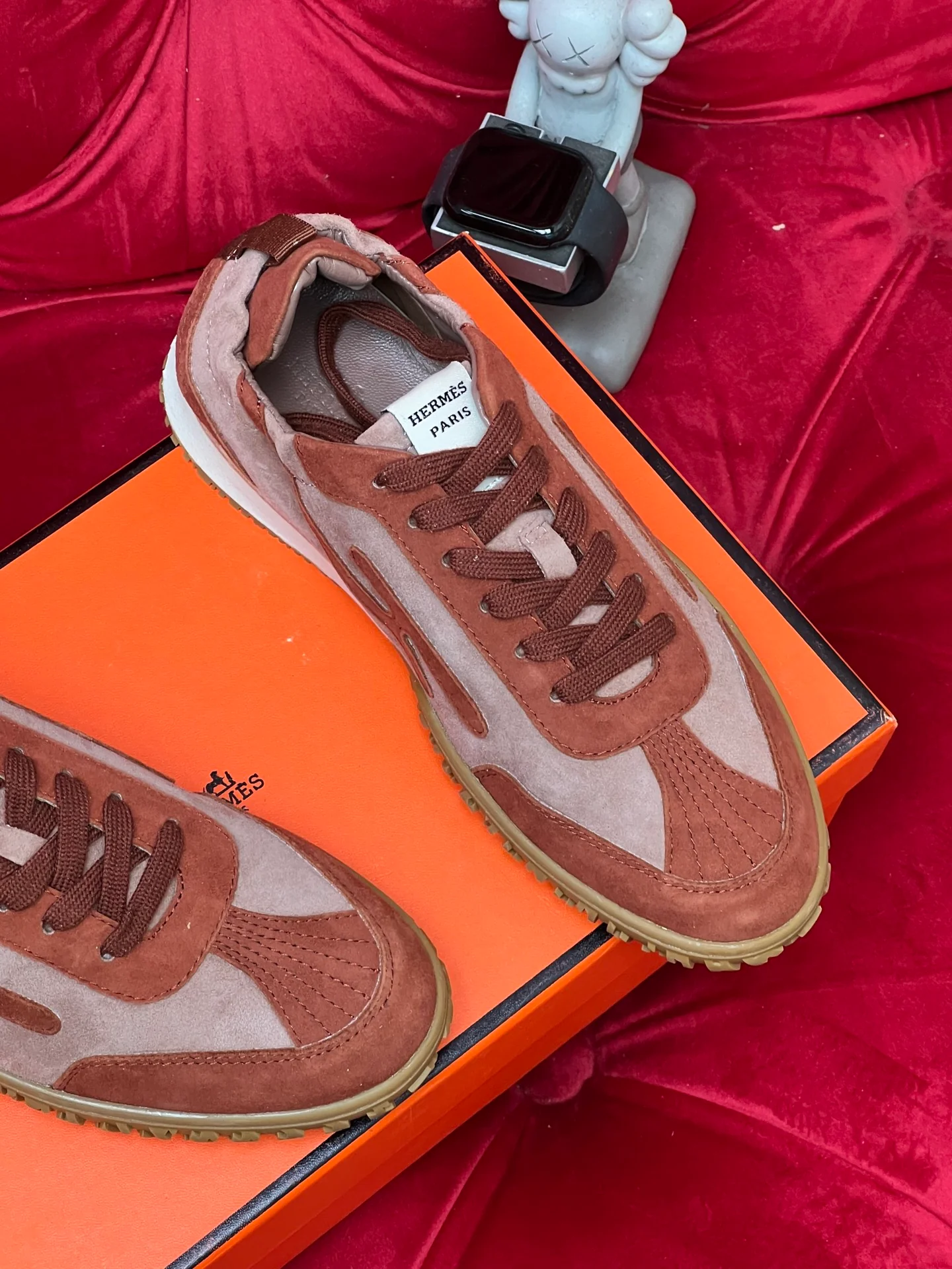Herm suede sneakers