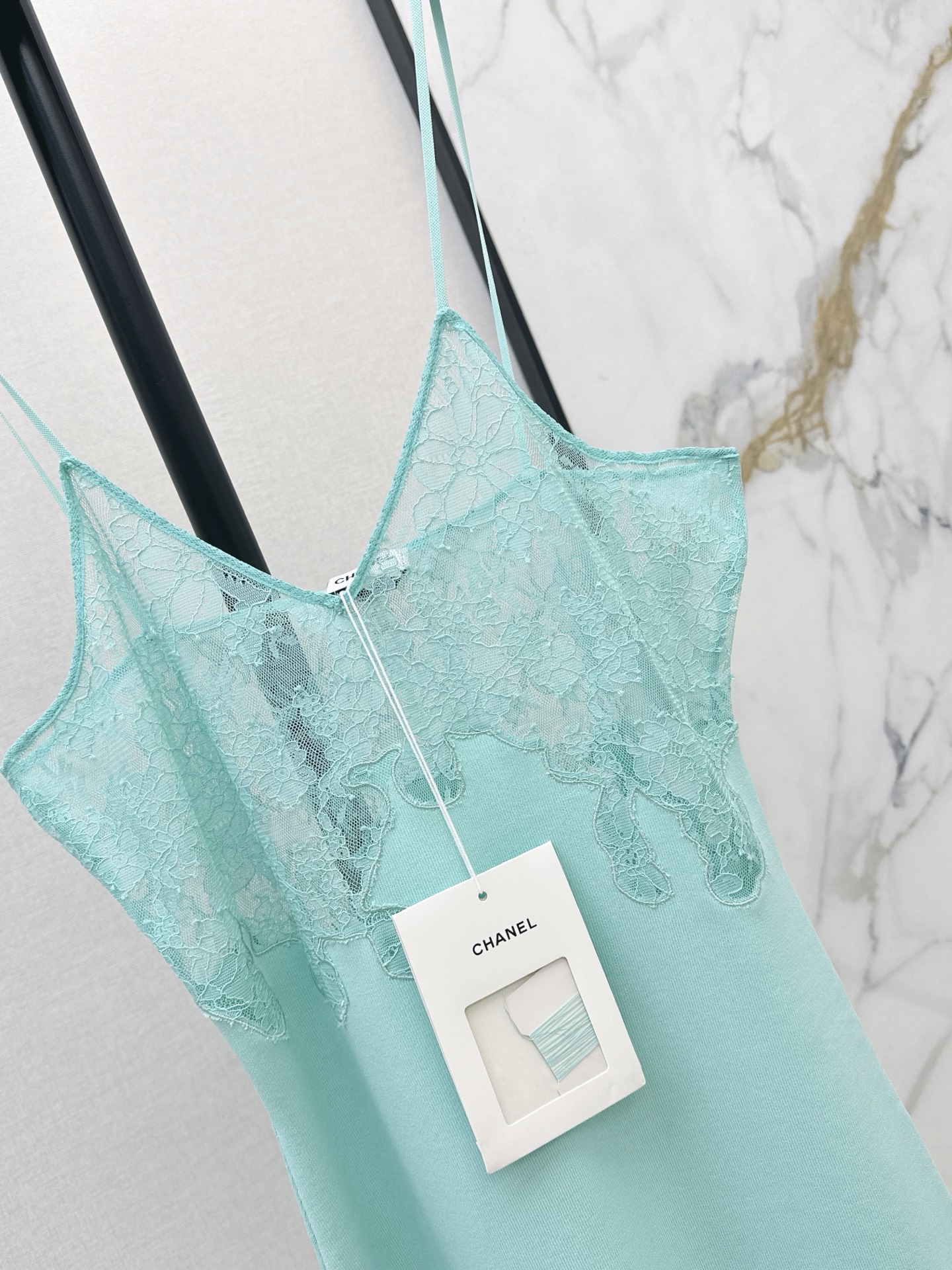 Chan 26ss lace slip dress