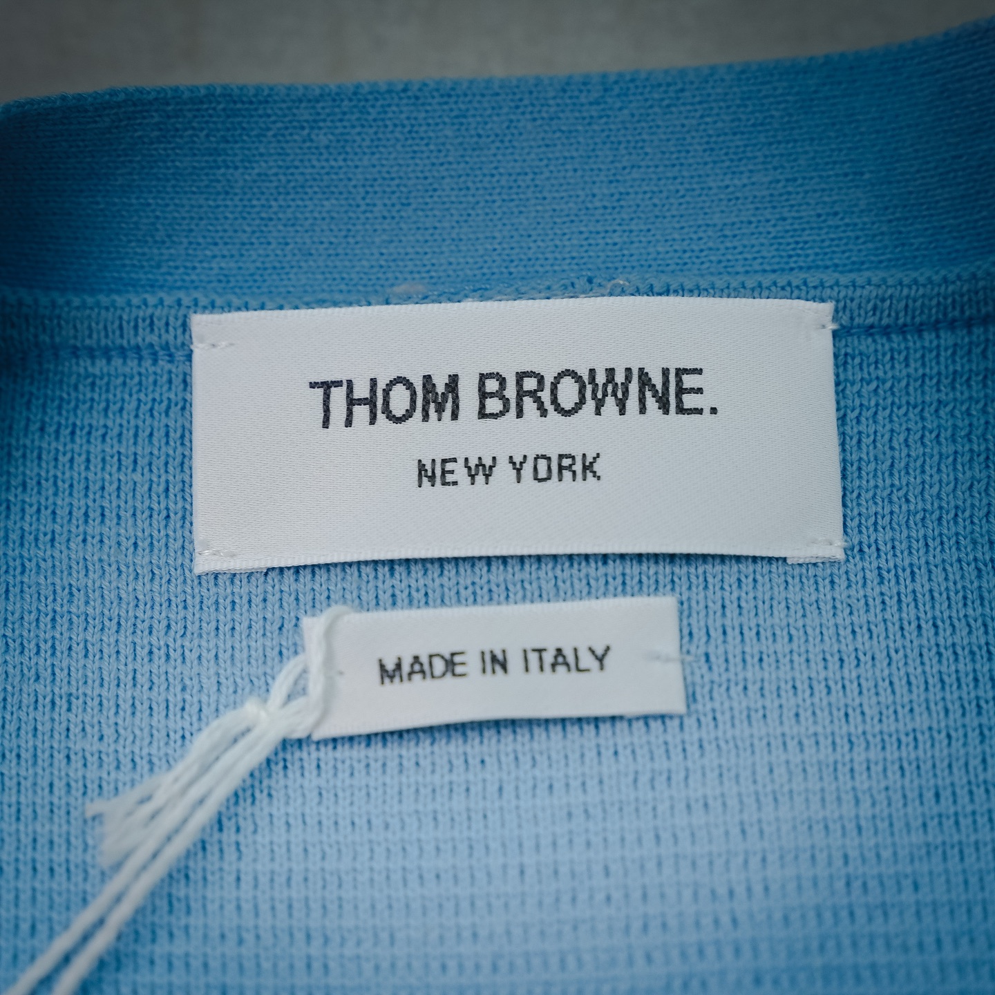 Thom striped classic cardigan