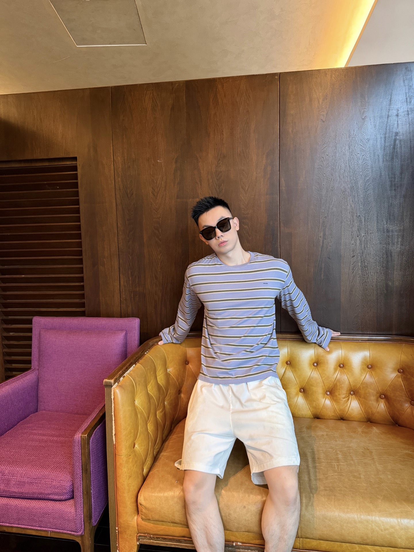 Pra striped sweatshirt