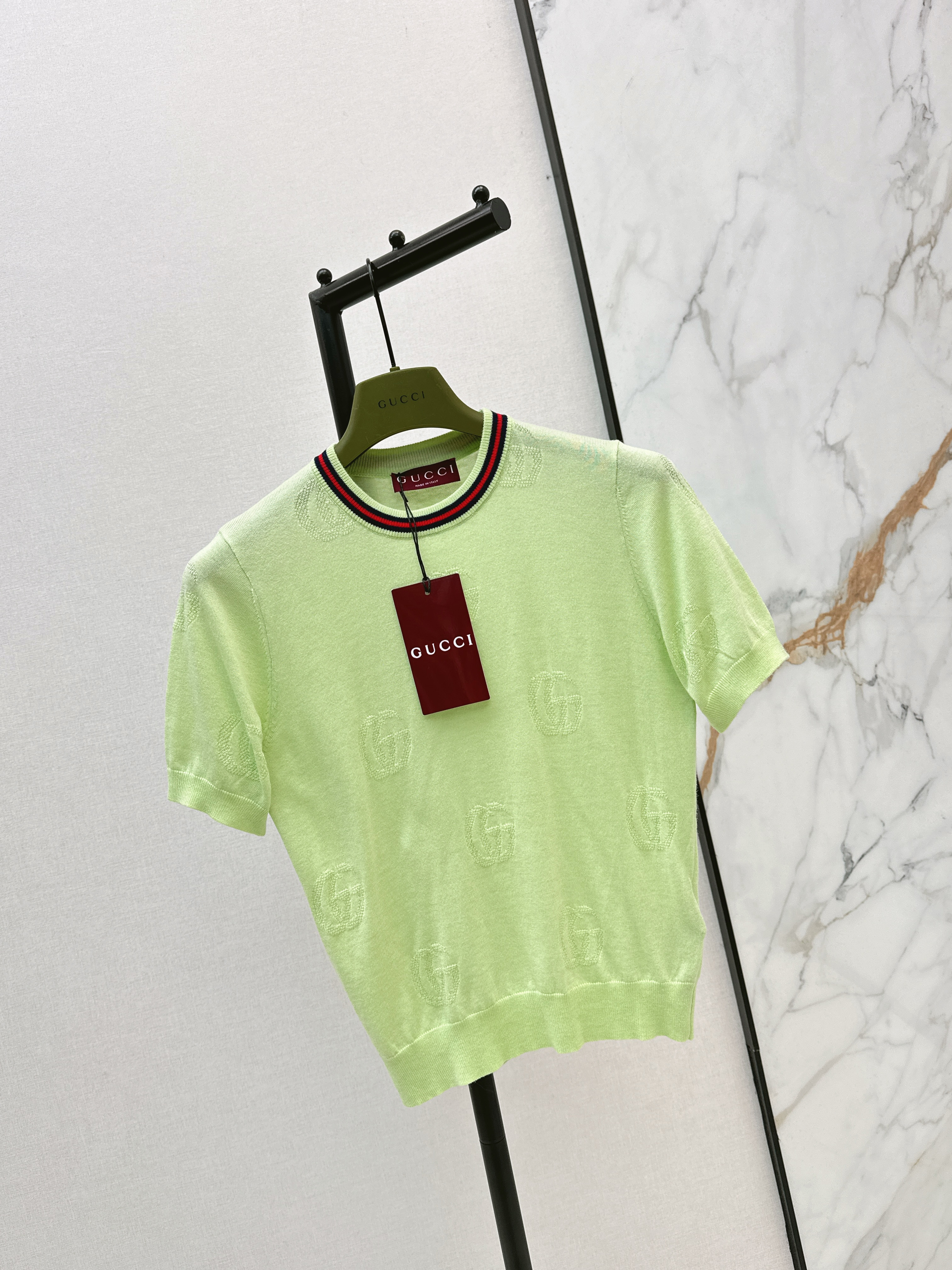 Guc 26ss jacquard sweater
