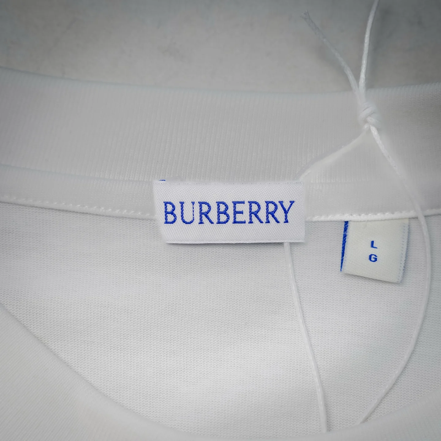 Bur plaid embroidered t-shirt