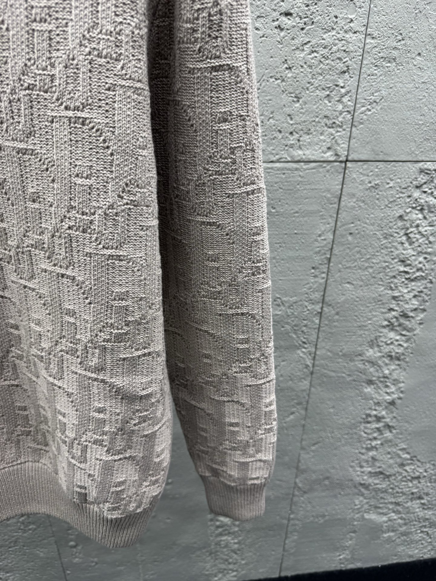 CD all-over jacquard sweater