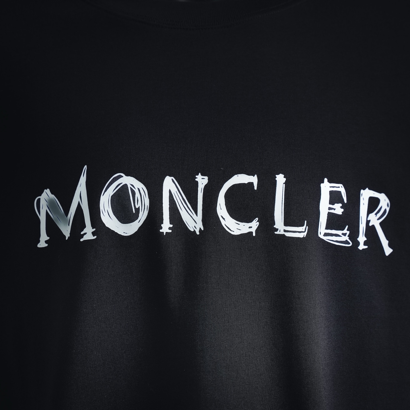 Mon letter graffiti t-shirt