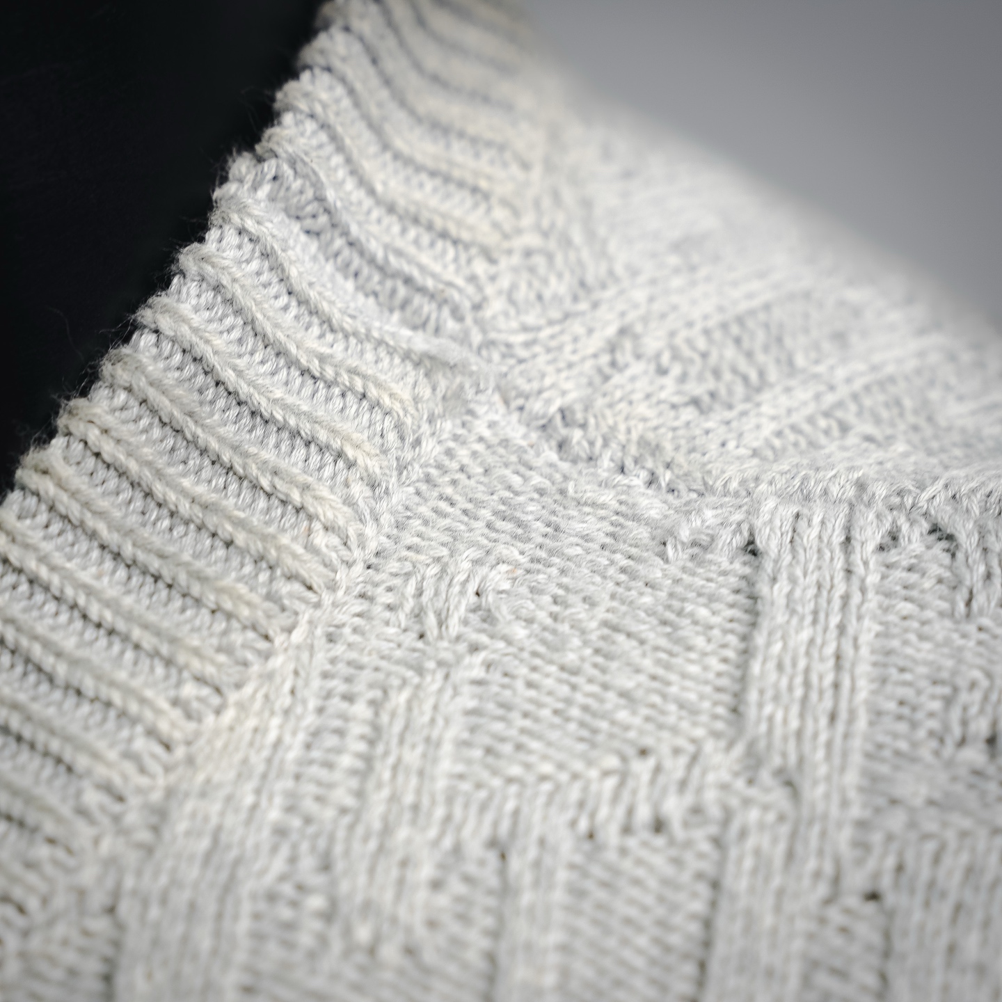 CD jacquard knit sweater