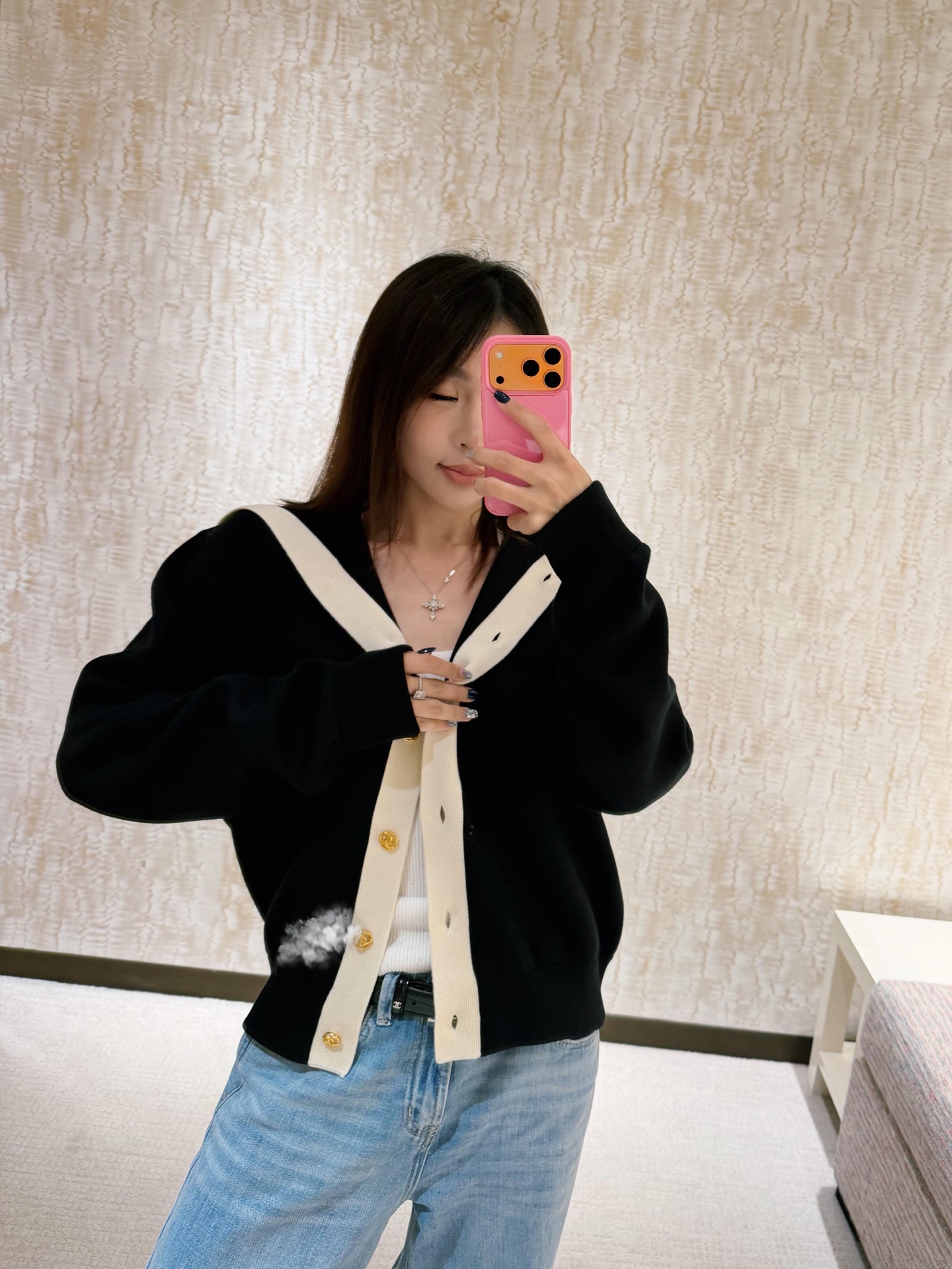 Chan 26fw knit cardigan
