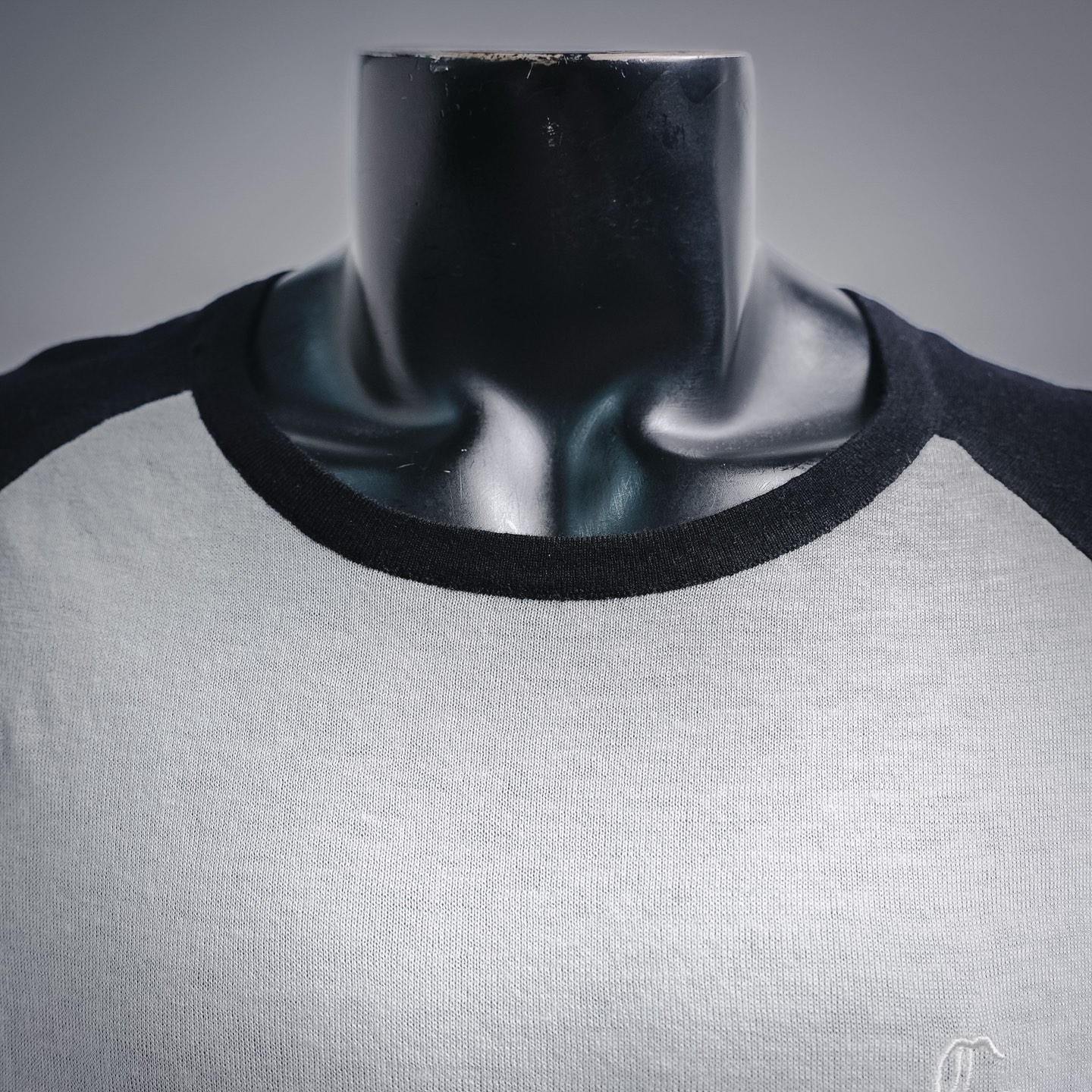 Chrome embroidered knit sweatshirt