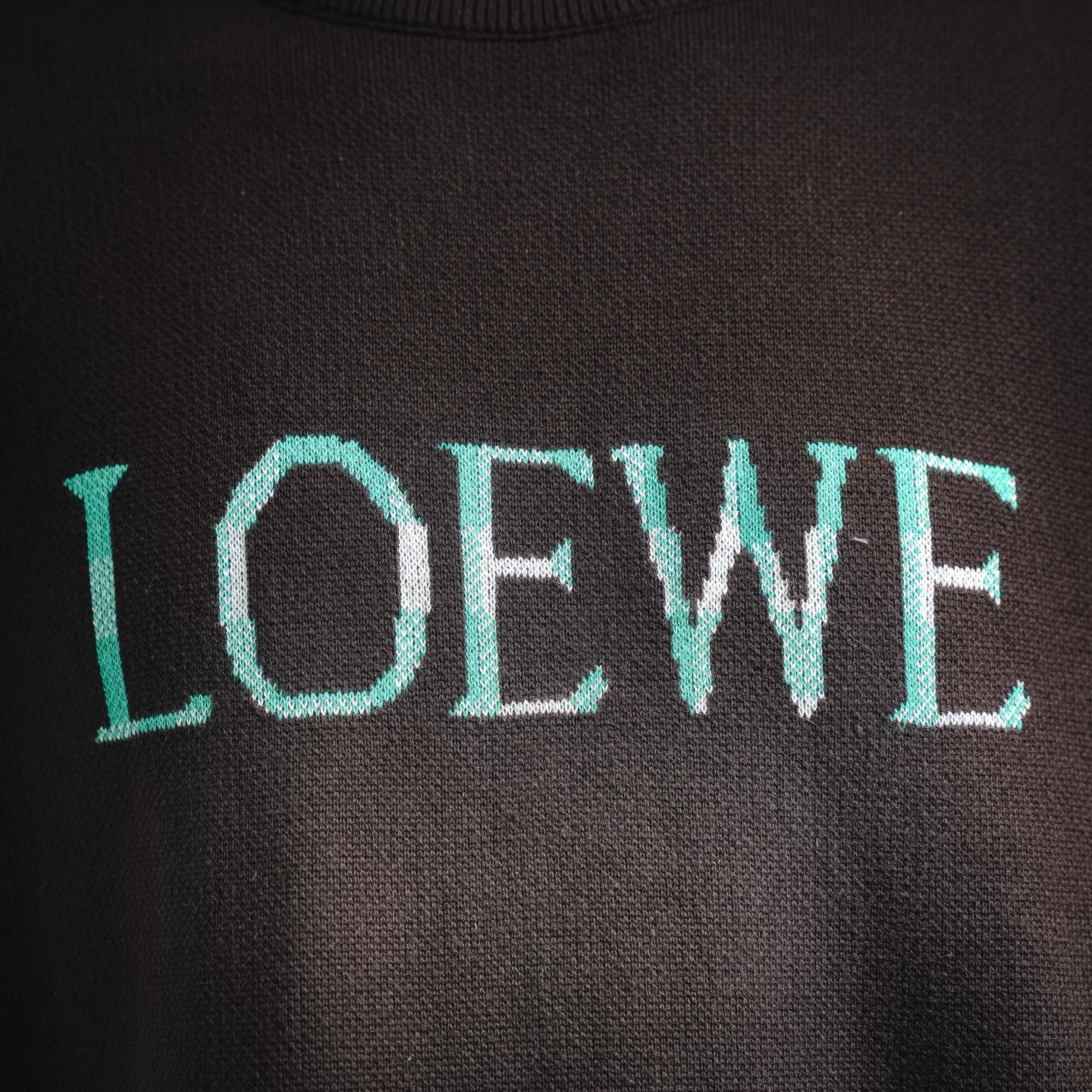 Loe plaid knit t-shirt