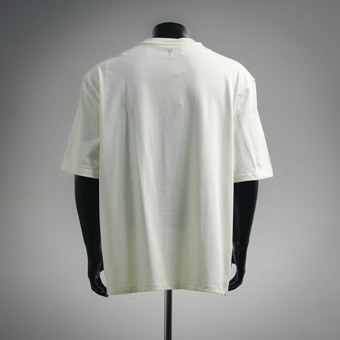 Ami letter striped  t-shirt