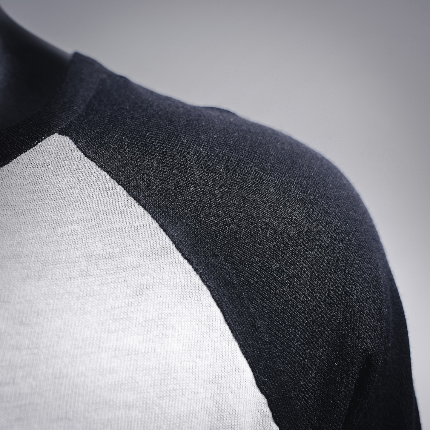 Chrome embroidered knit sweatshirt