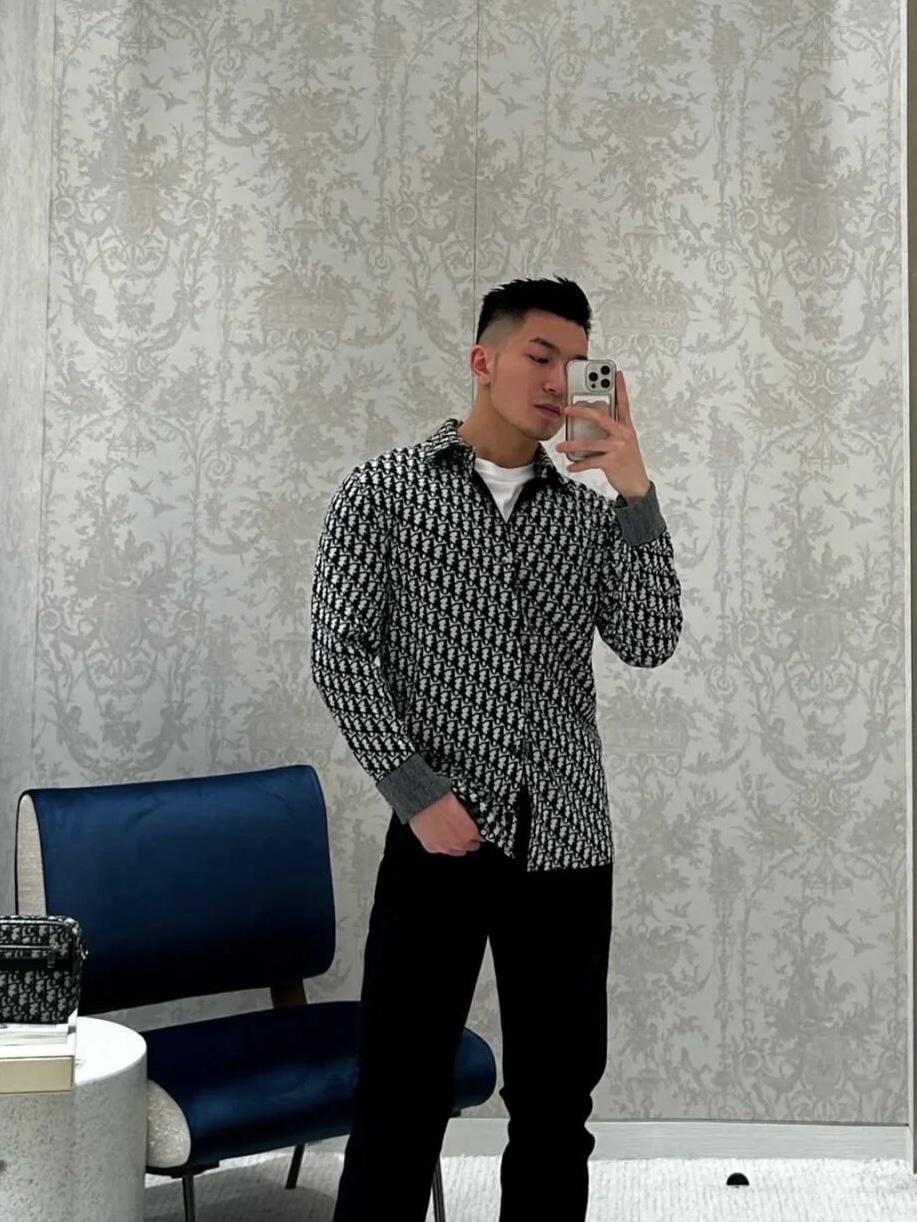 CD all-over jacquard jacket