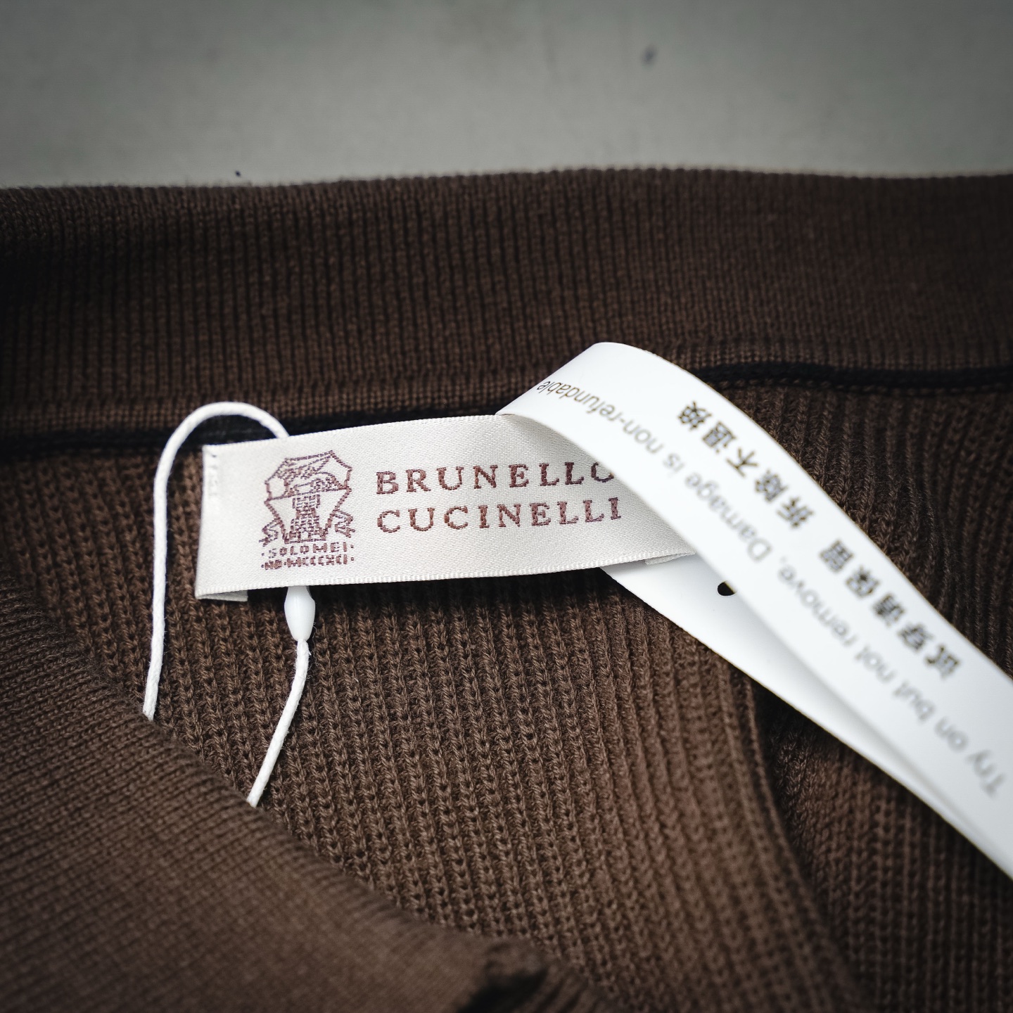 Brunello casual knit Polo