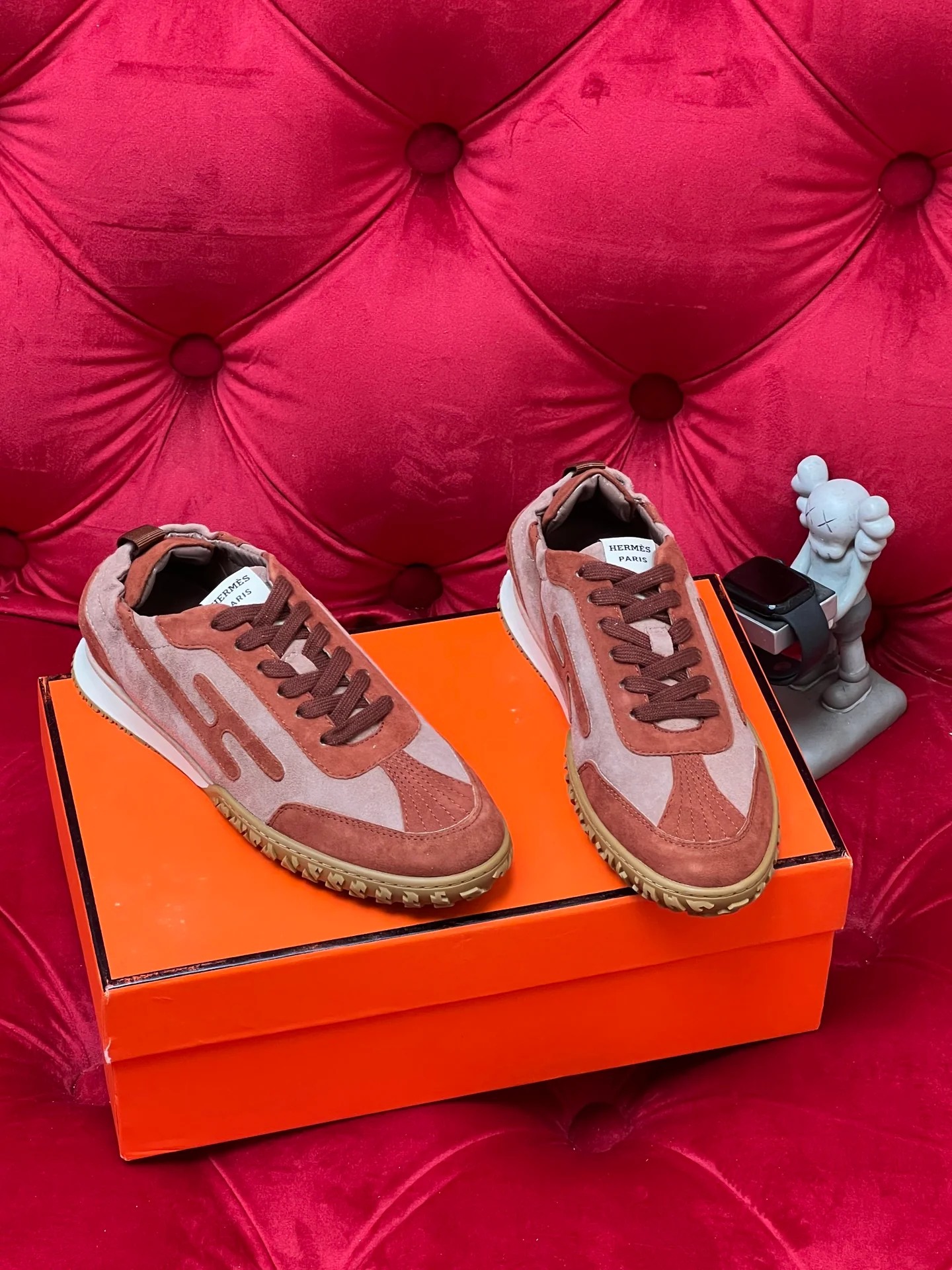 Herm suede sneakers
