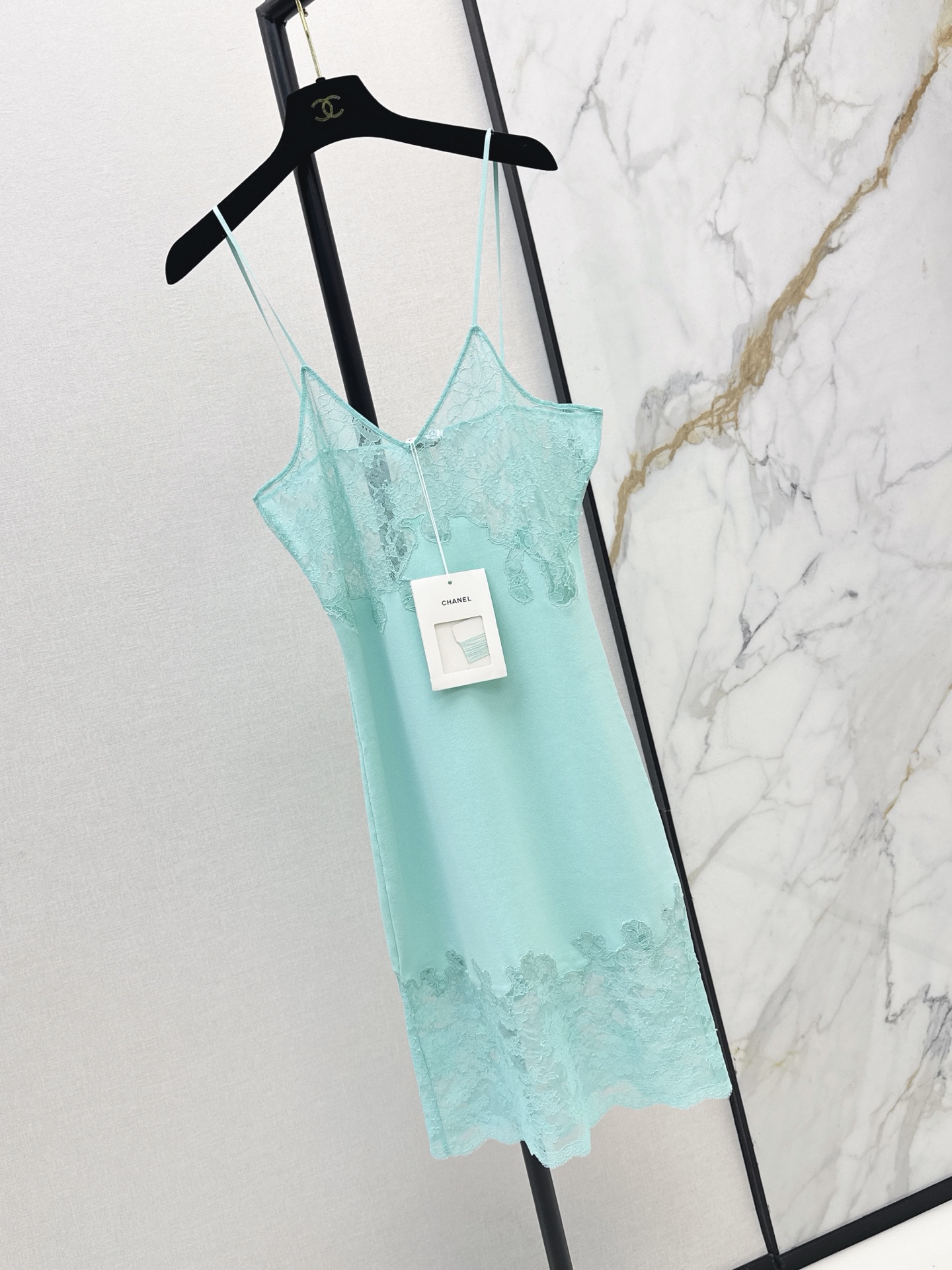 Chan 26ss lace slip dress