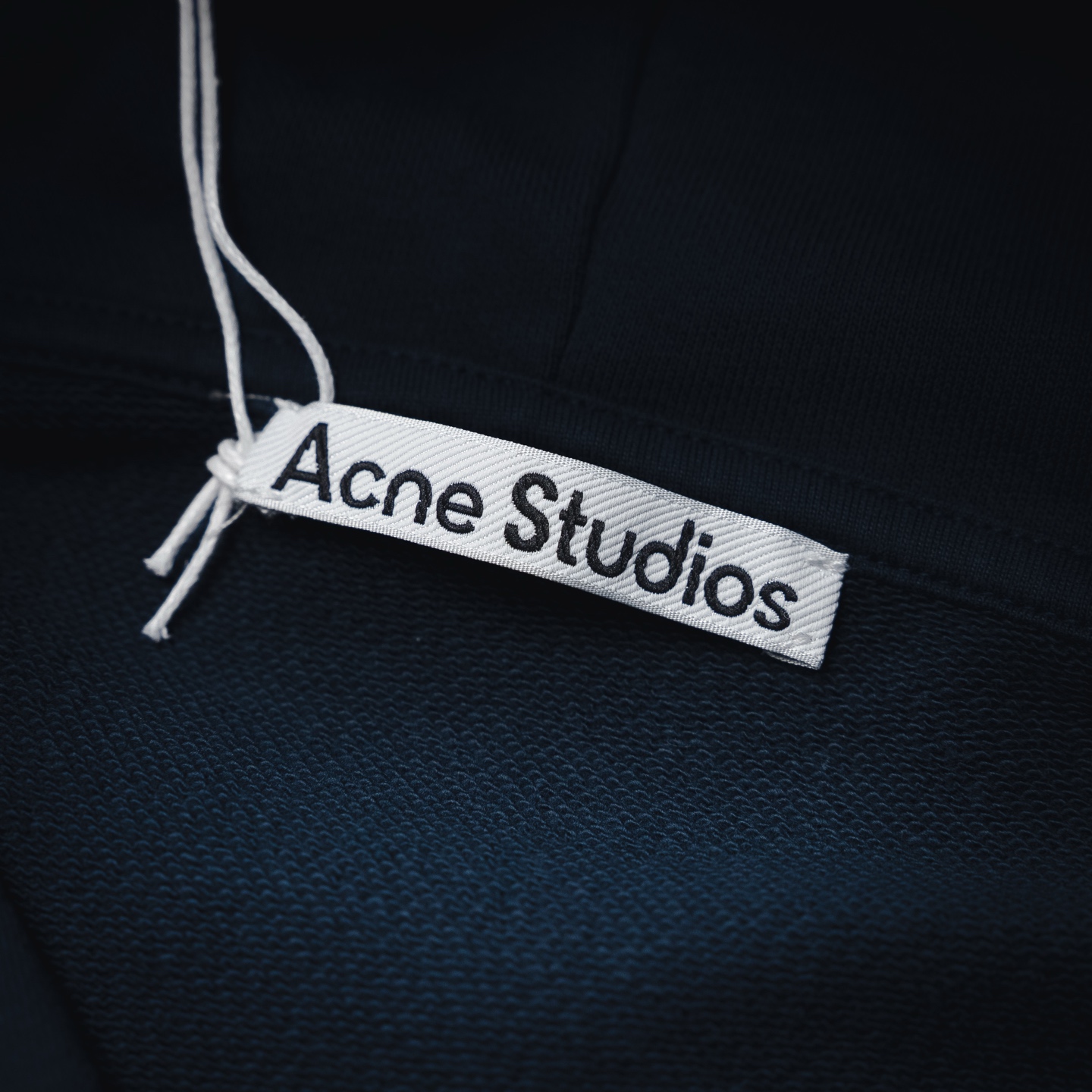 Acne washed letter hoodie