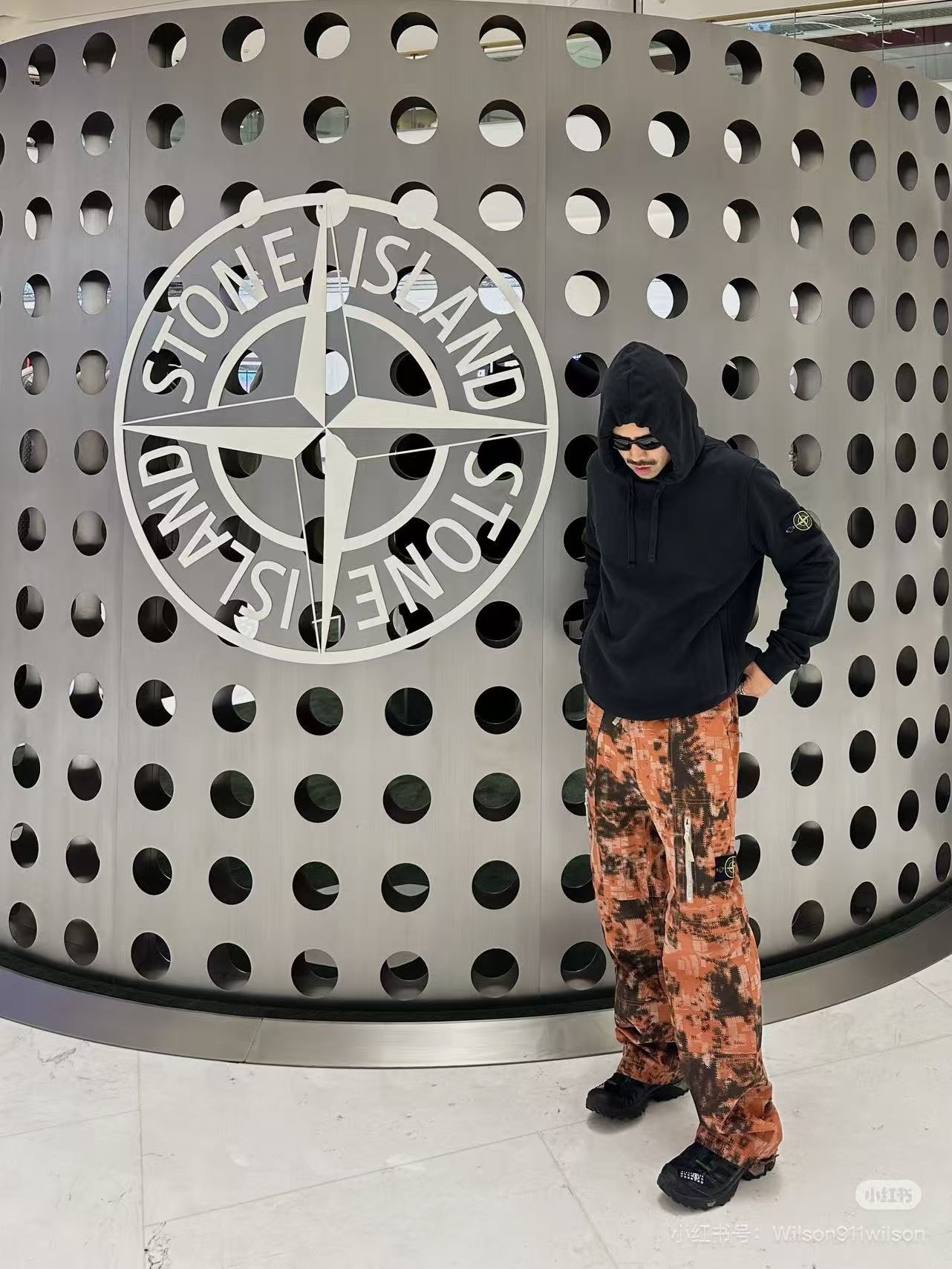 Stone casual hoodie