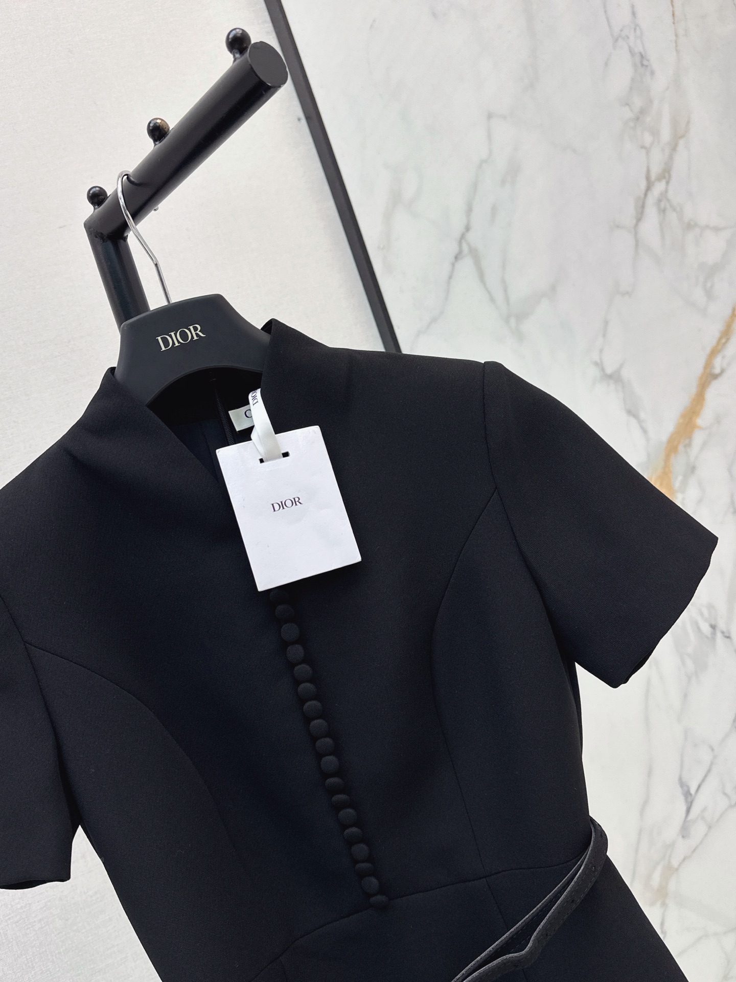 CD 26fw stand collar dress