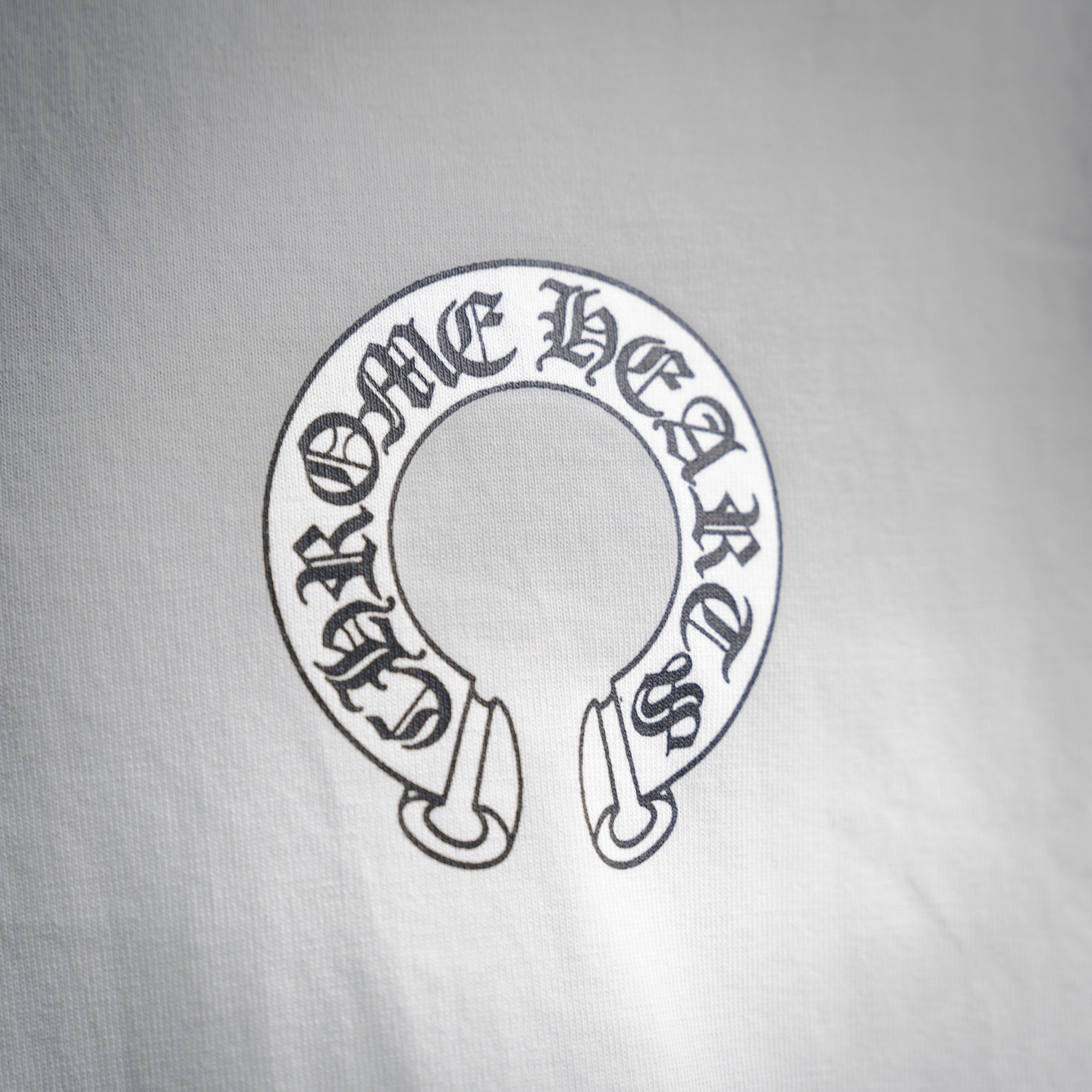 Chrome gothic letter print t-shirt