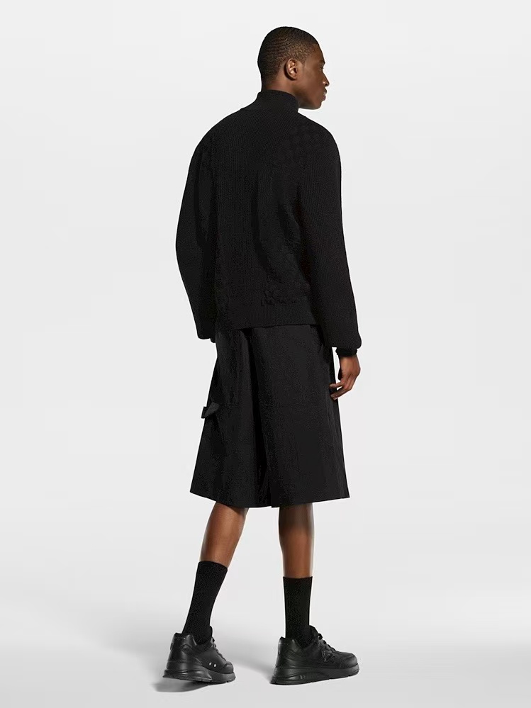 Louis quarter-zip stand-collar sweater