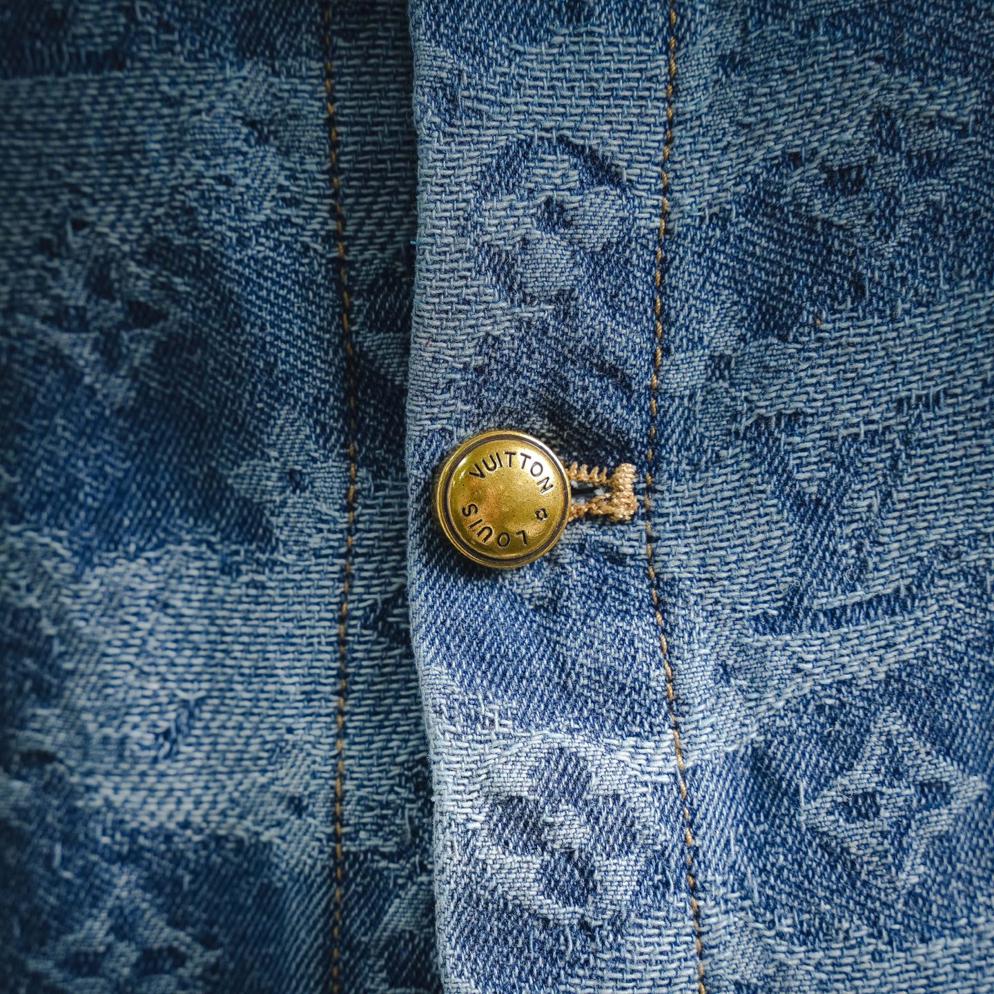 Louis jacquard denim t-shirt
