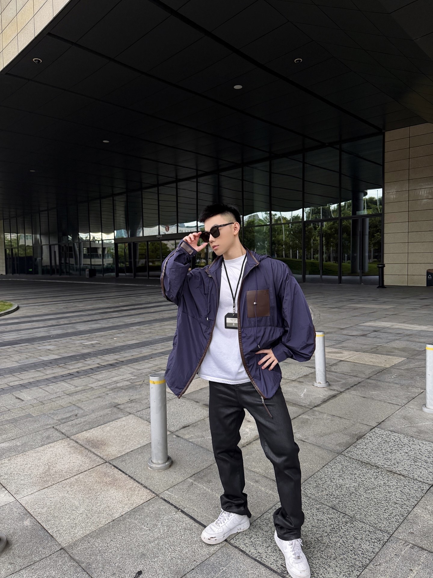 Loe lightweight leather jacket