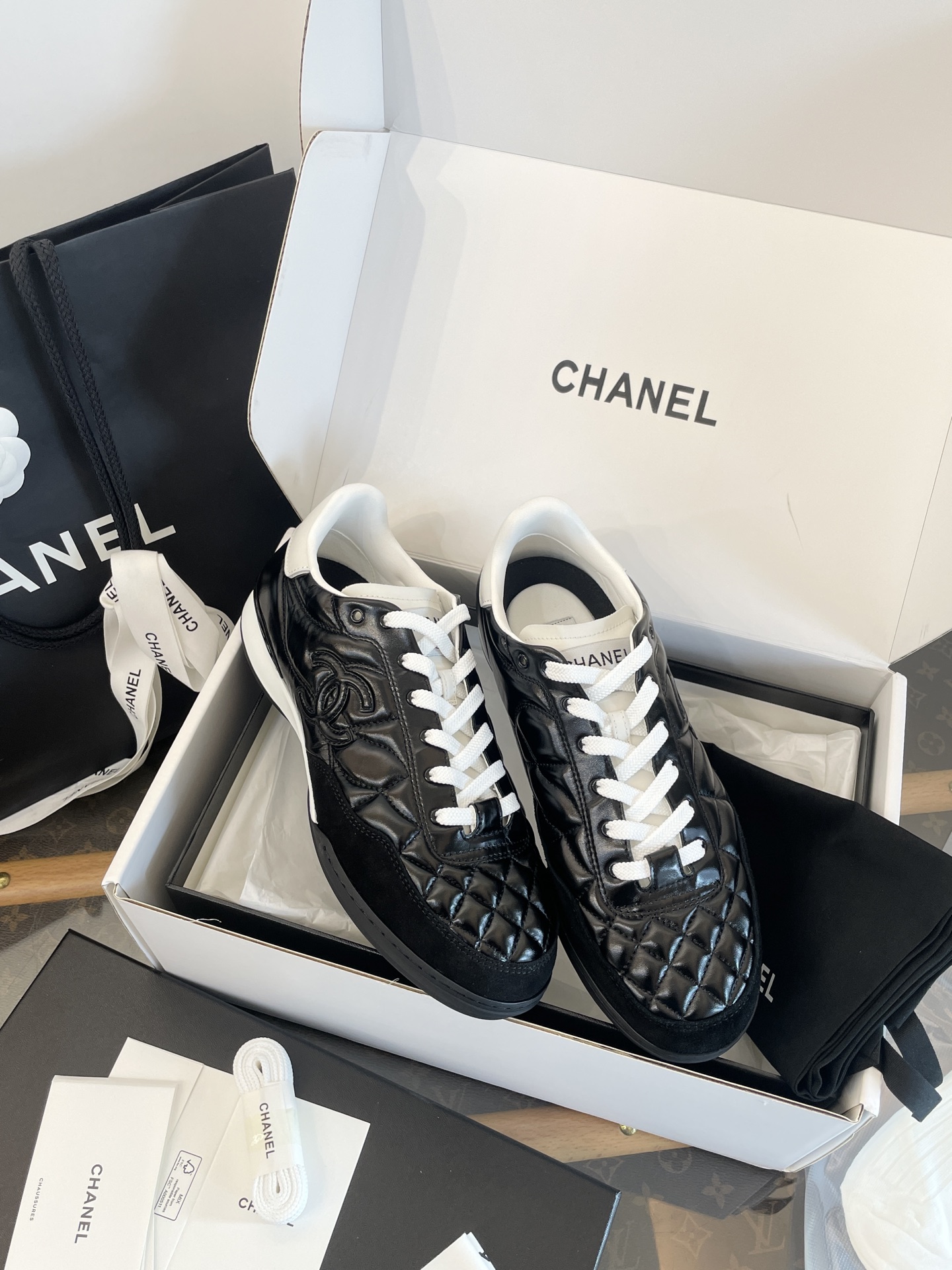 Chan quilted classic sneakers
