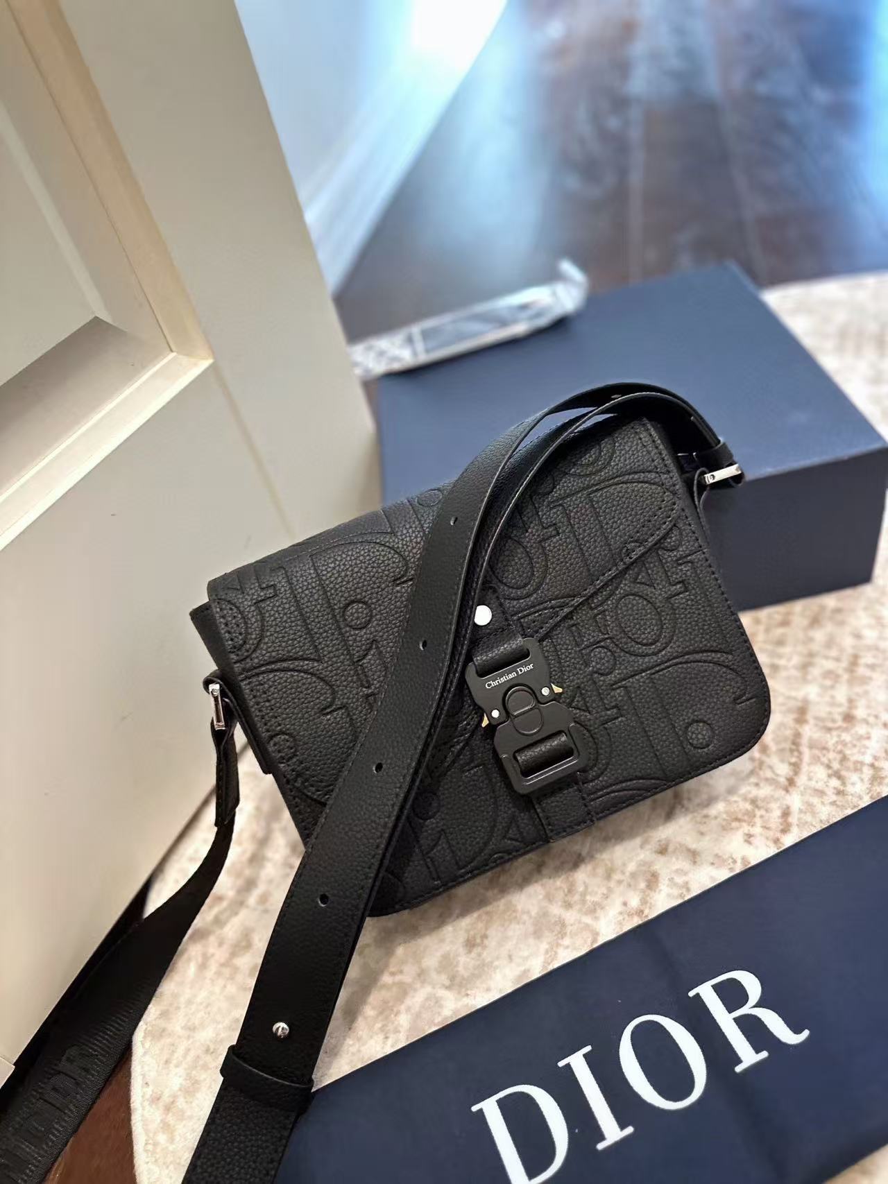 CD saddle crossbody bag