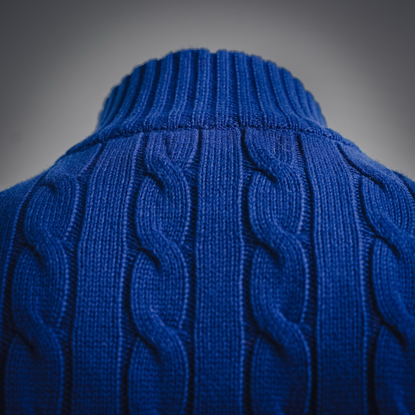 Ralph knit sweater zip-up coat