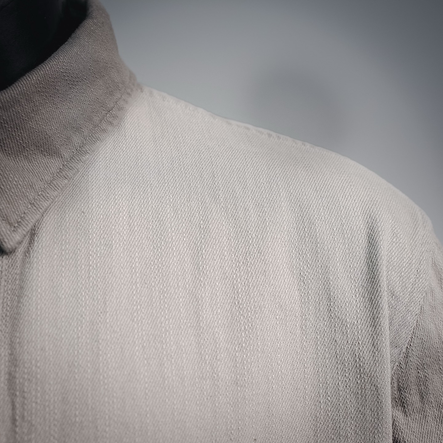 Stone washed utility jacket