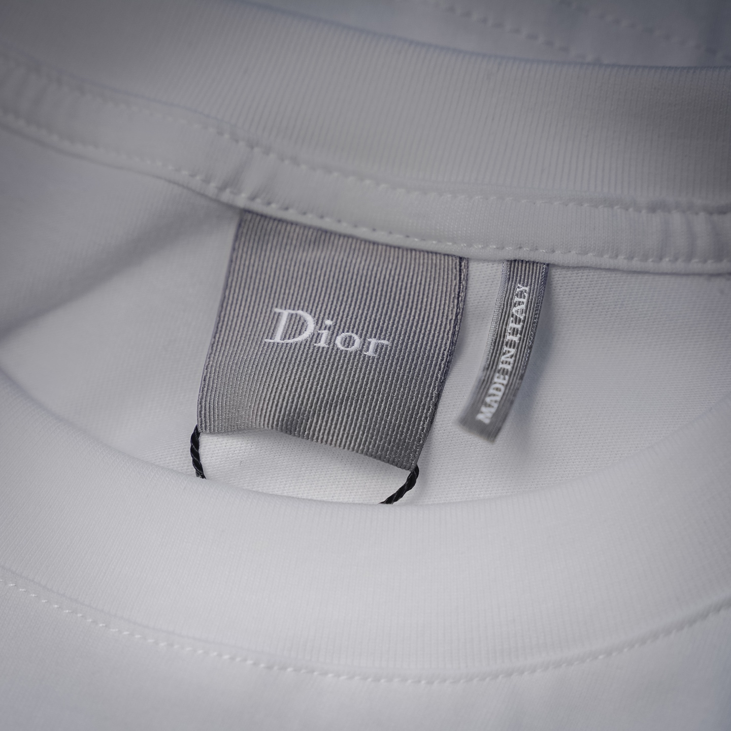 CD badge embroidered t-shirt