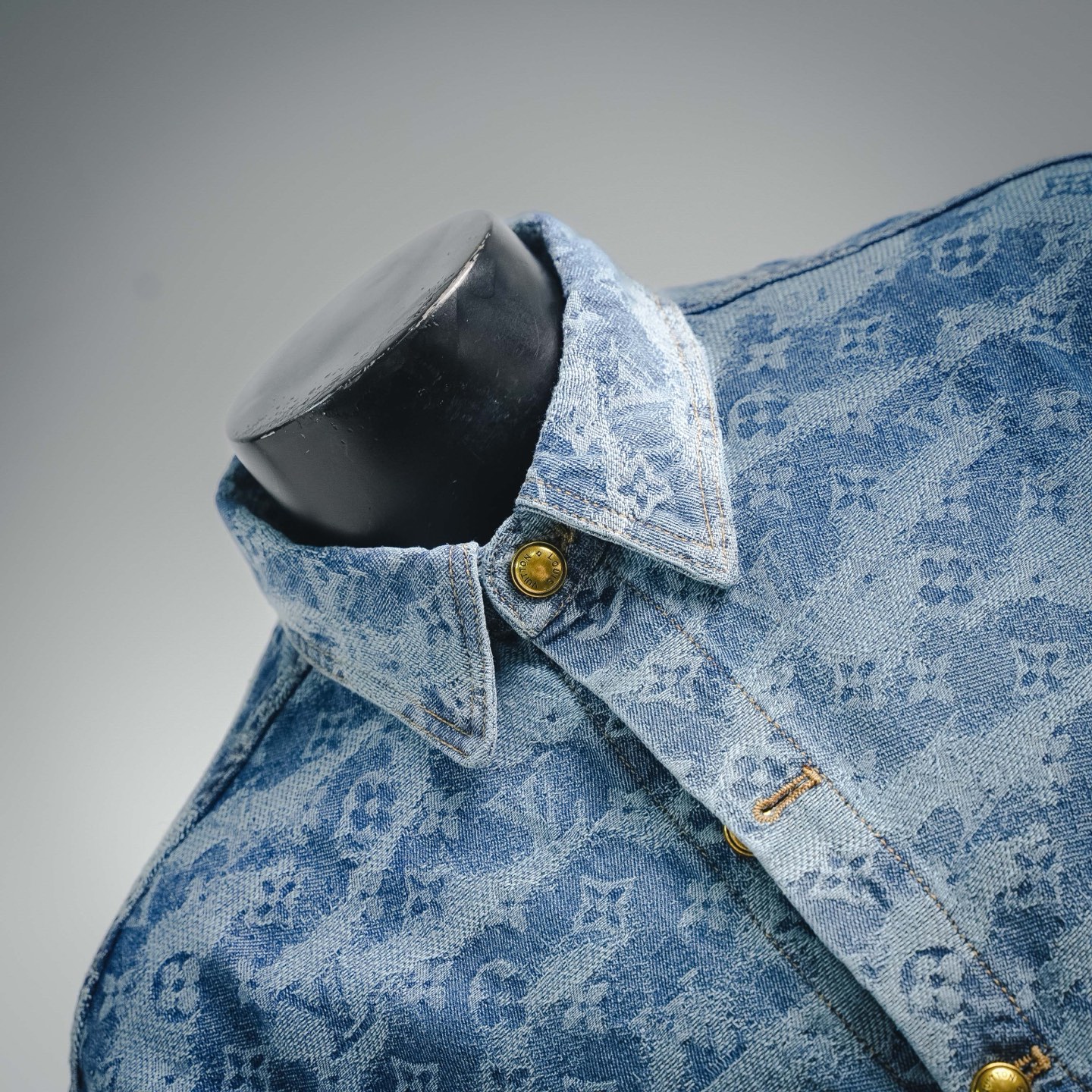 Louis jacquard denim t-shirt
